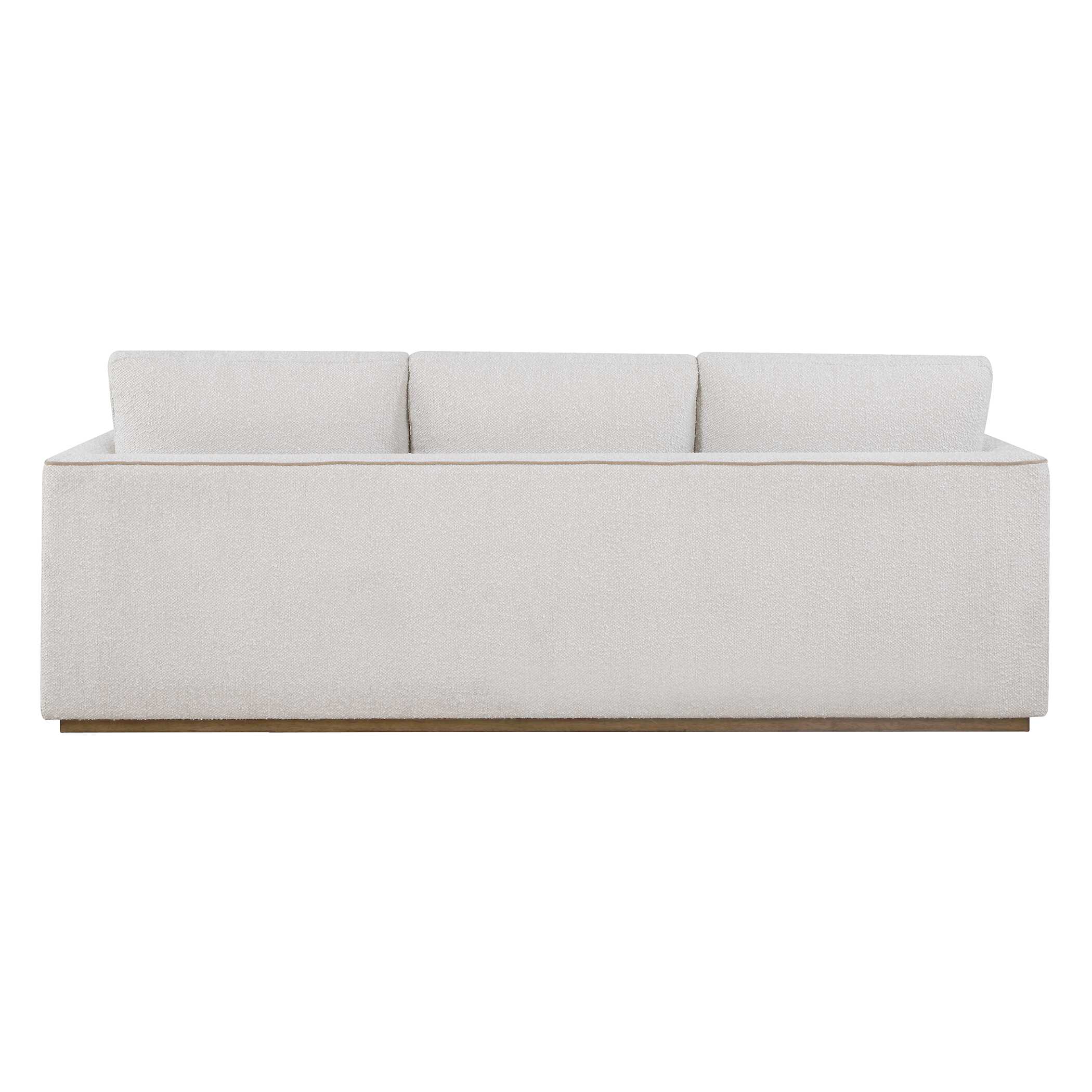 Uttermost Lorien Cream Boucle Sofa - Image 9