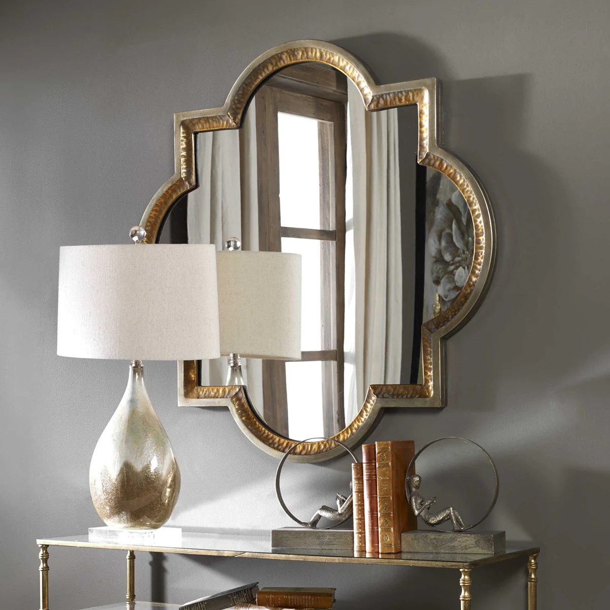 Uttermost Lourosa Quatrefoil Mirror