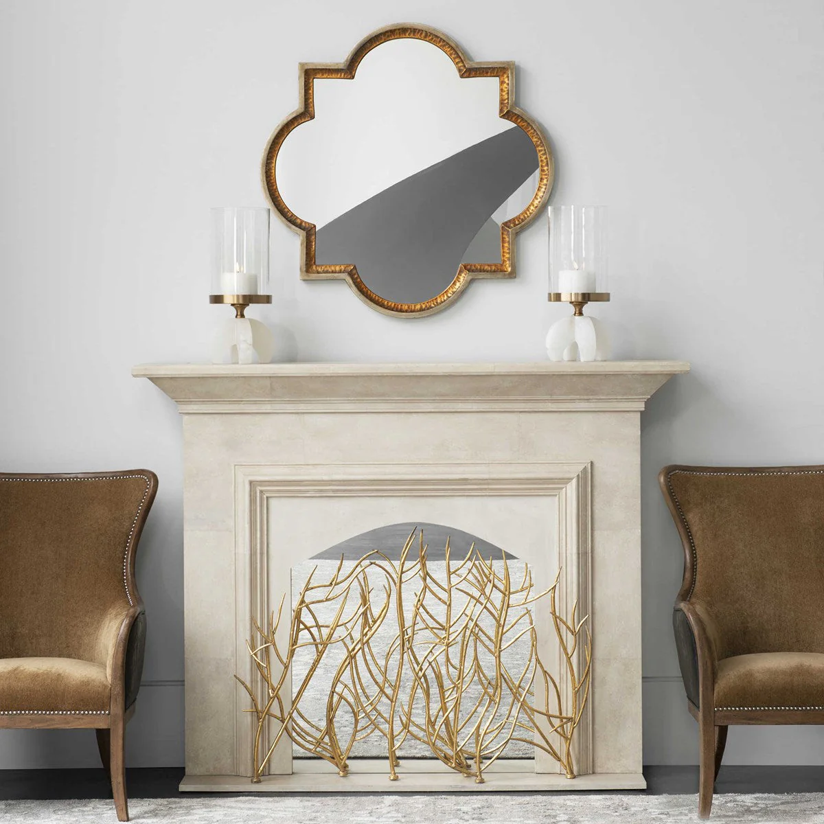Uttermost Lourosa Quatrefoil Mirror - Image 4