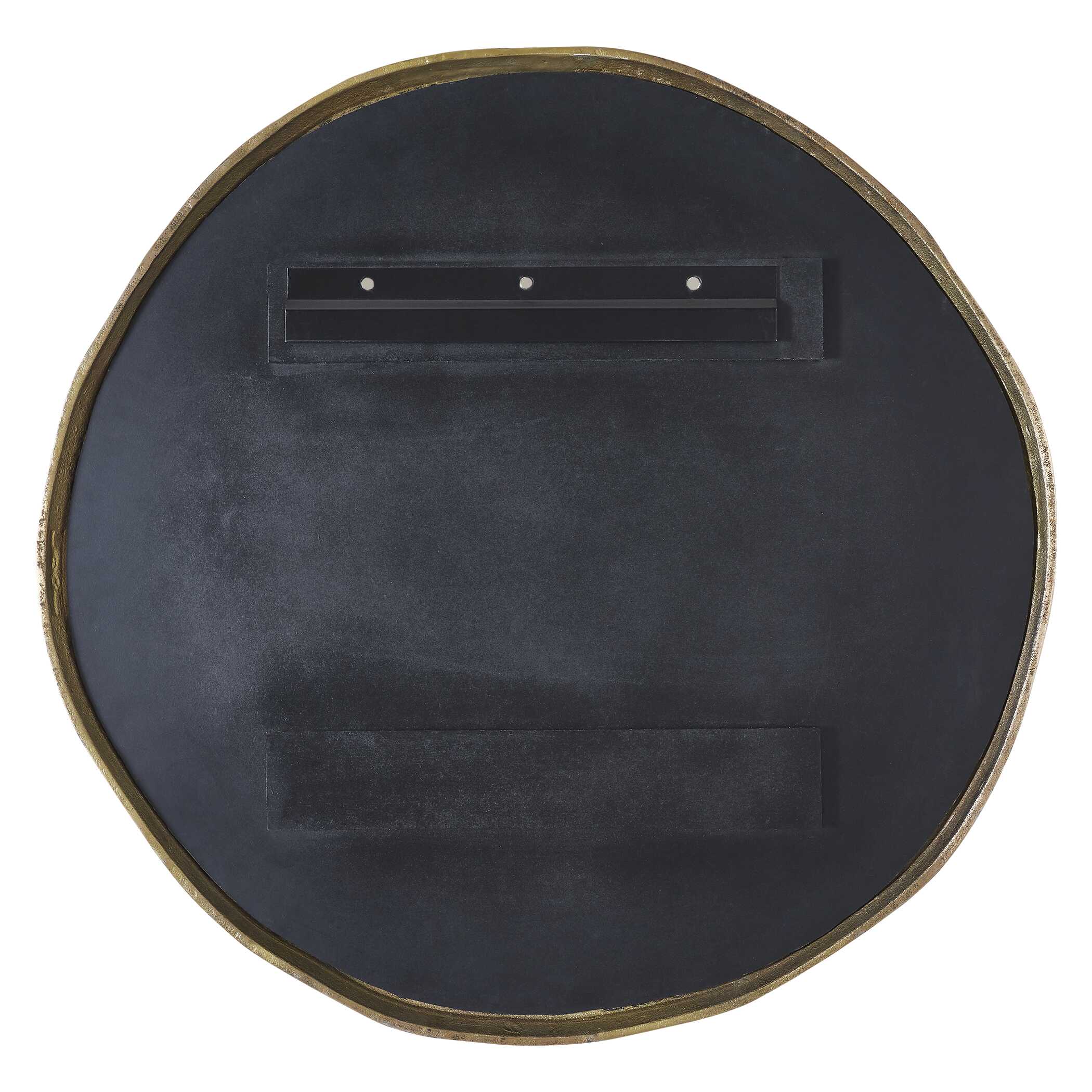 Uttermost Lowen Round Brass Mirror - Image 6