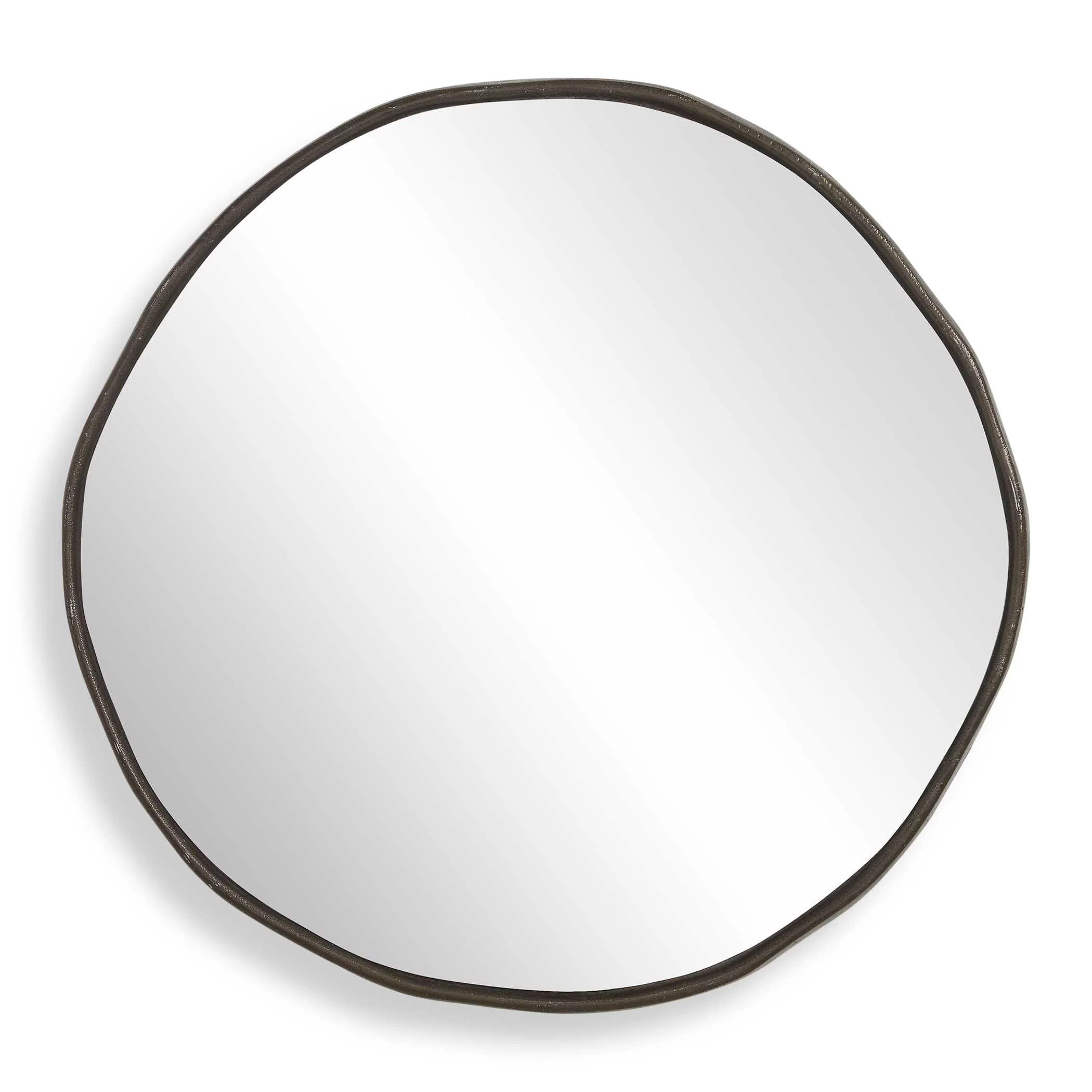 Uttermost Lowen Round Bronze Mirror