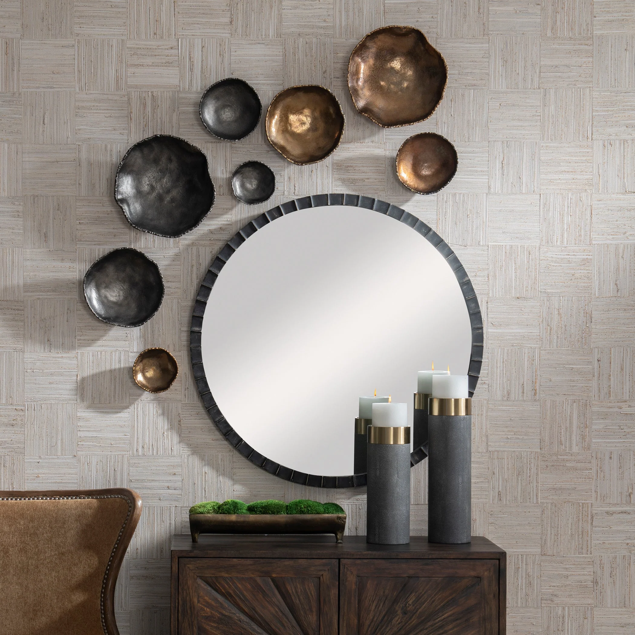Uttermost Lucky Coins Nickel Wall Decor, Set/4 - Image 2
