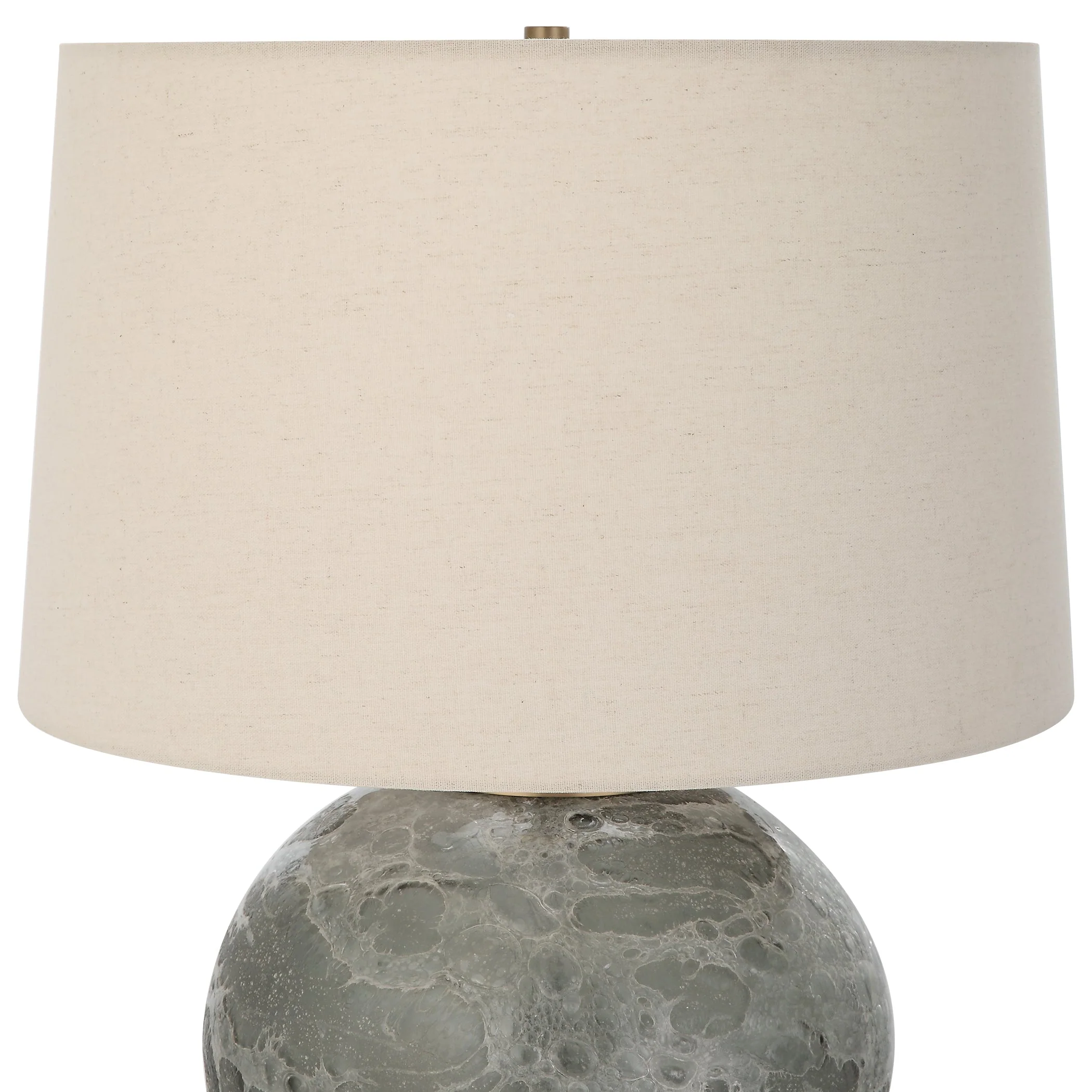 Uttermost Lunia Gray Glass Table Lamp - Image 6