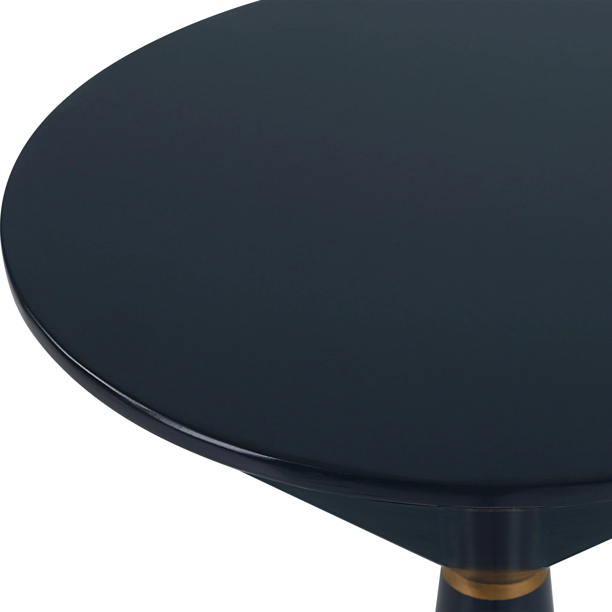 Uttermost Luster Navy Blue Accent Table - Image 5