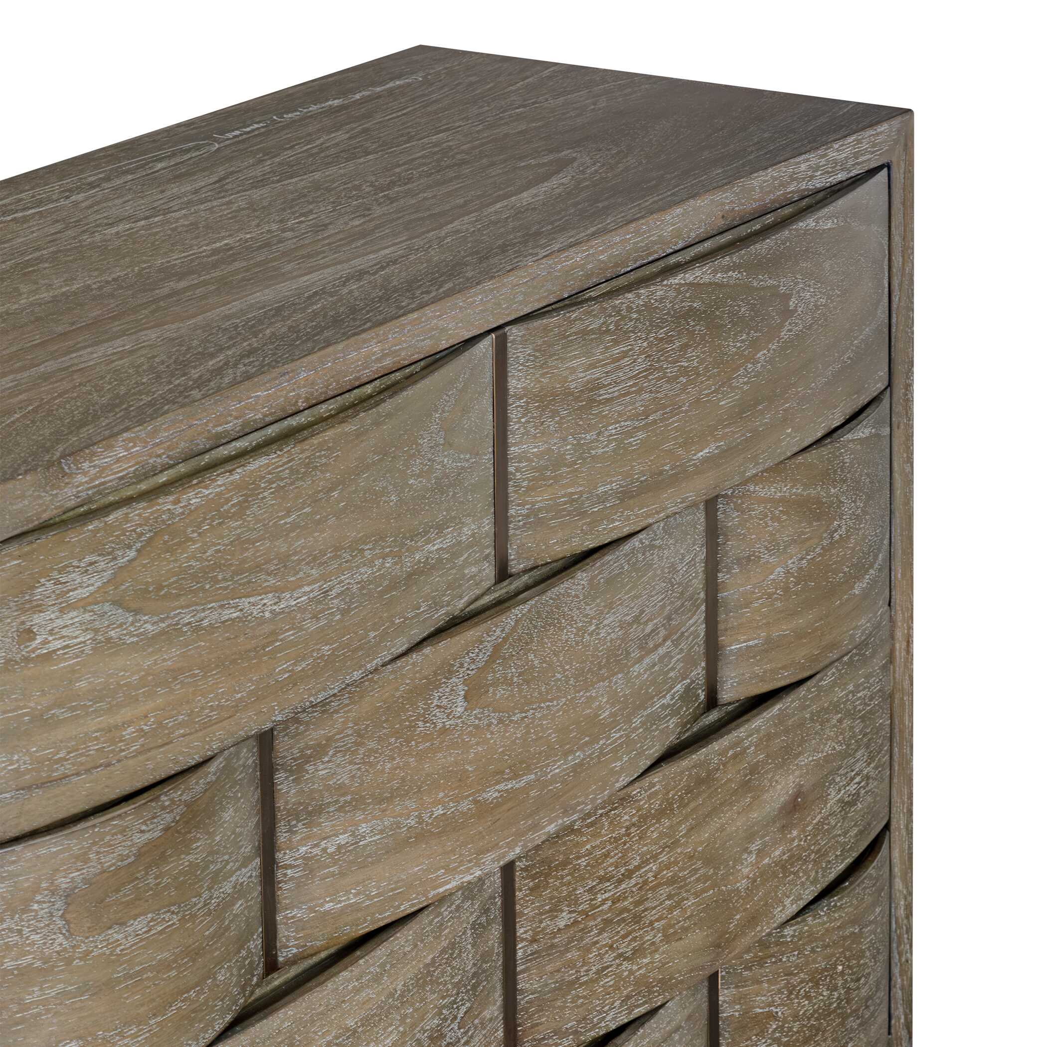 Uttermost Lydon 4 Drawer Brown Finish Chest - Image 9