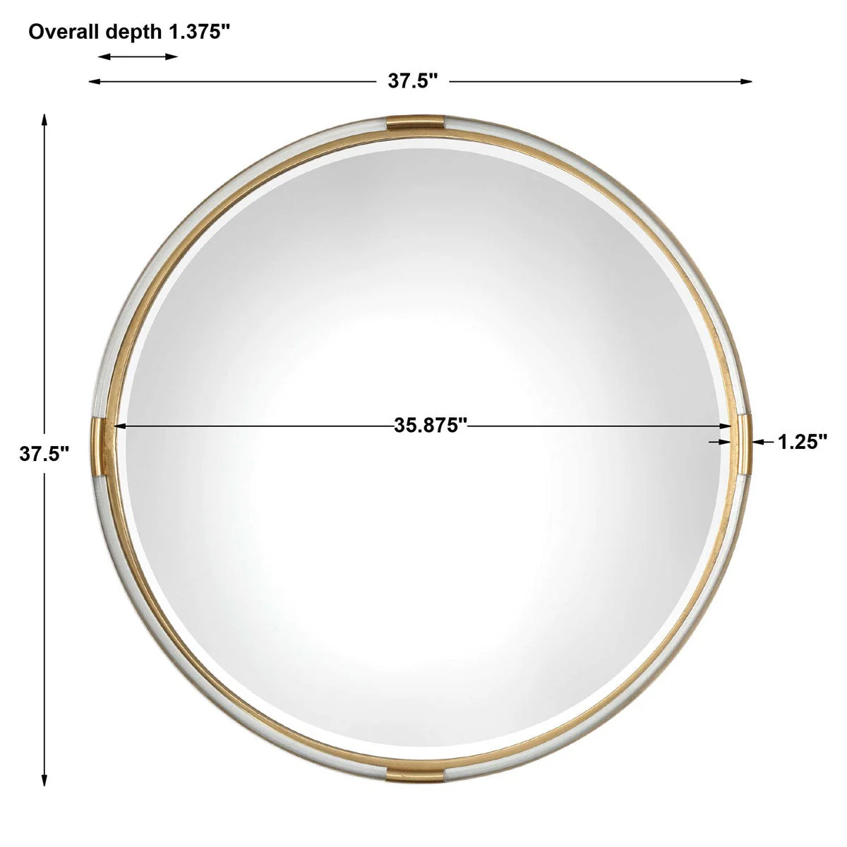 Uttermost Mackai Round Mirror - Image 5