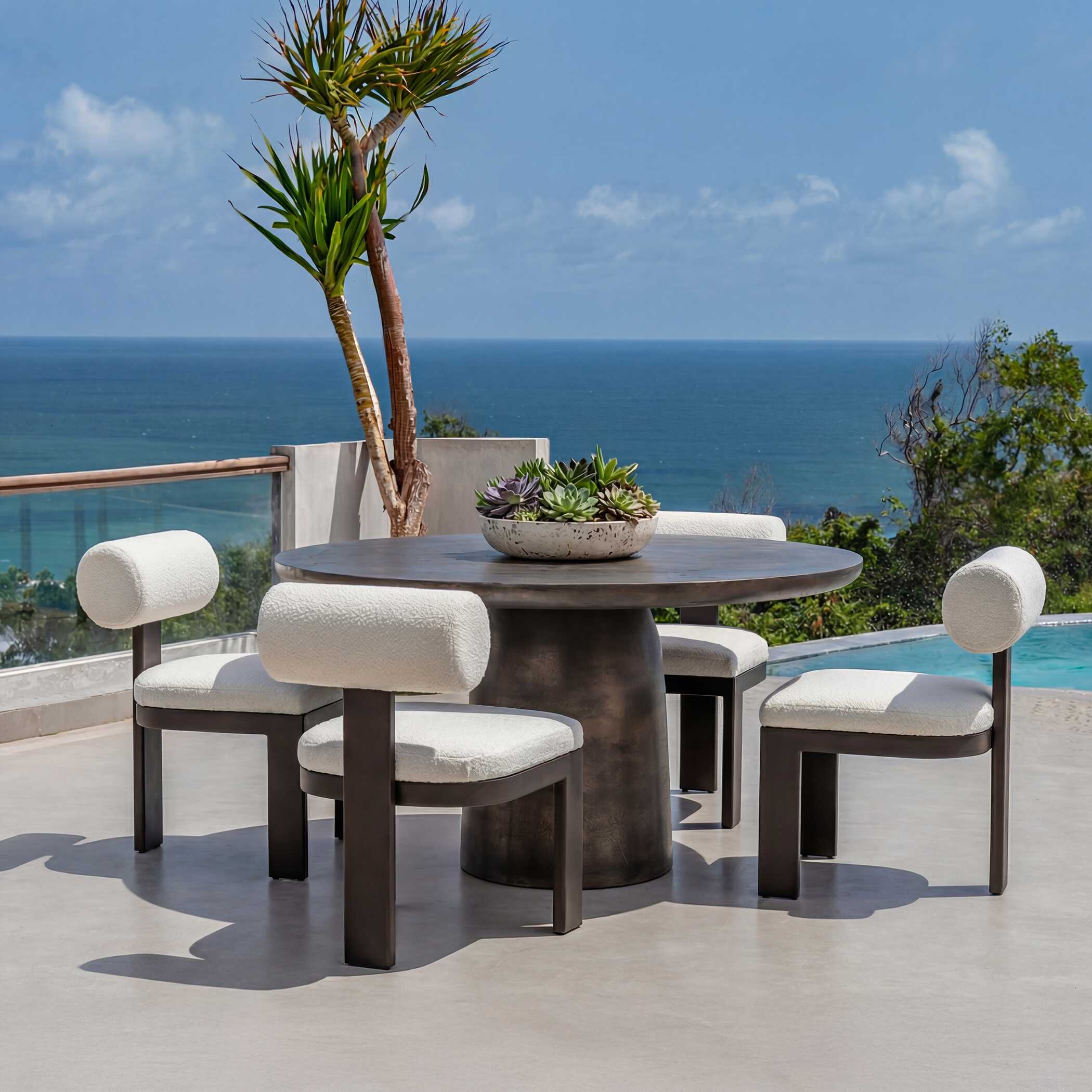 Uttermost Madrone Indoor-Outdoor Bronze Bistro Table - Image 2