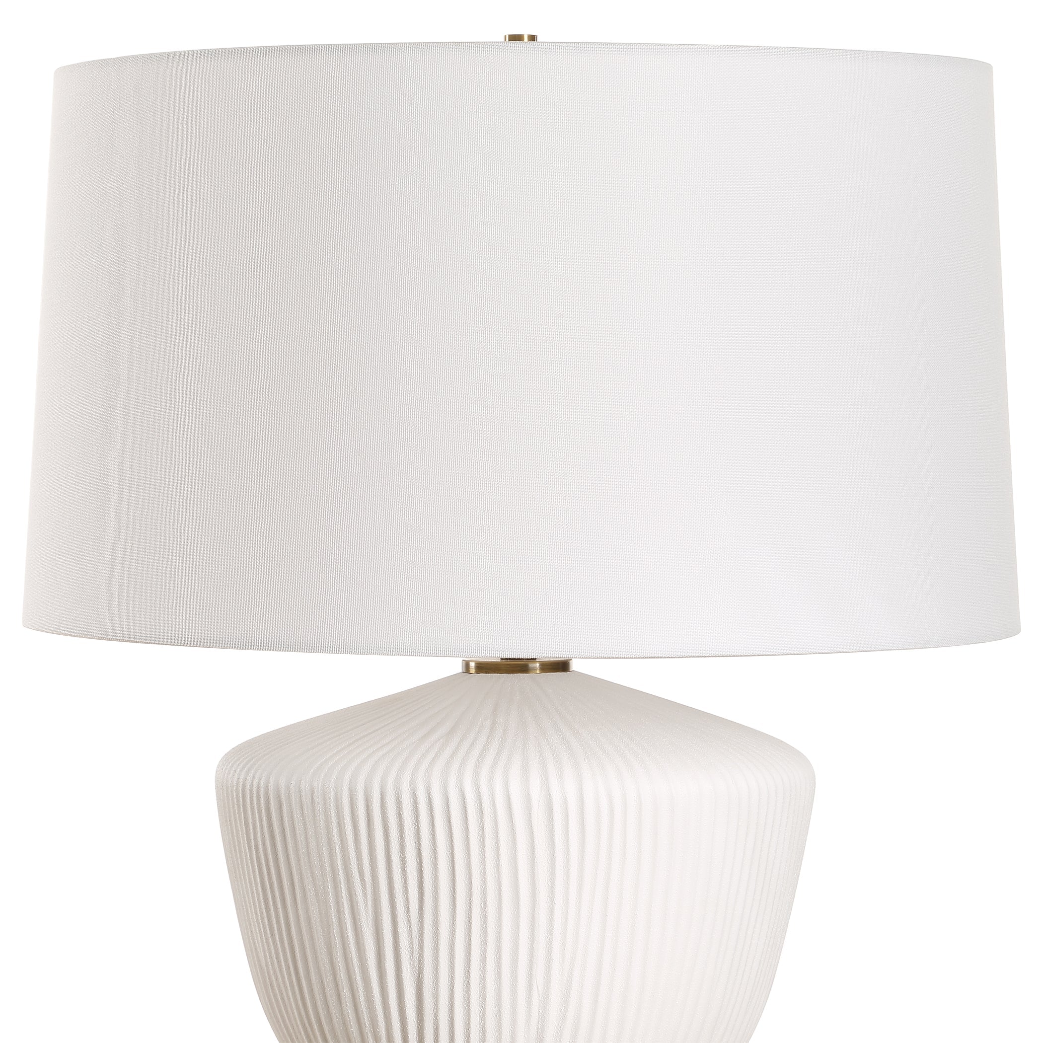 Uttermost Maisie White Table Lamp - Image 5