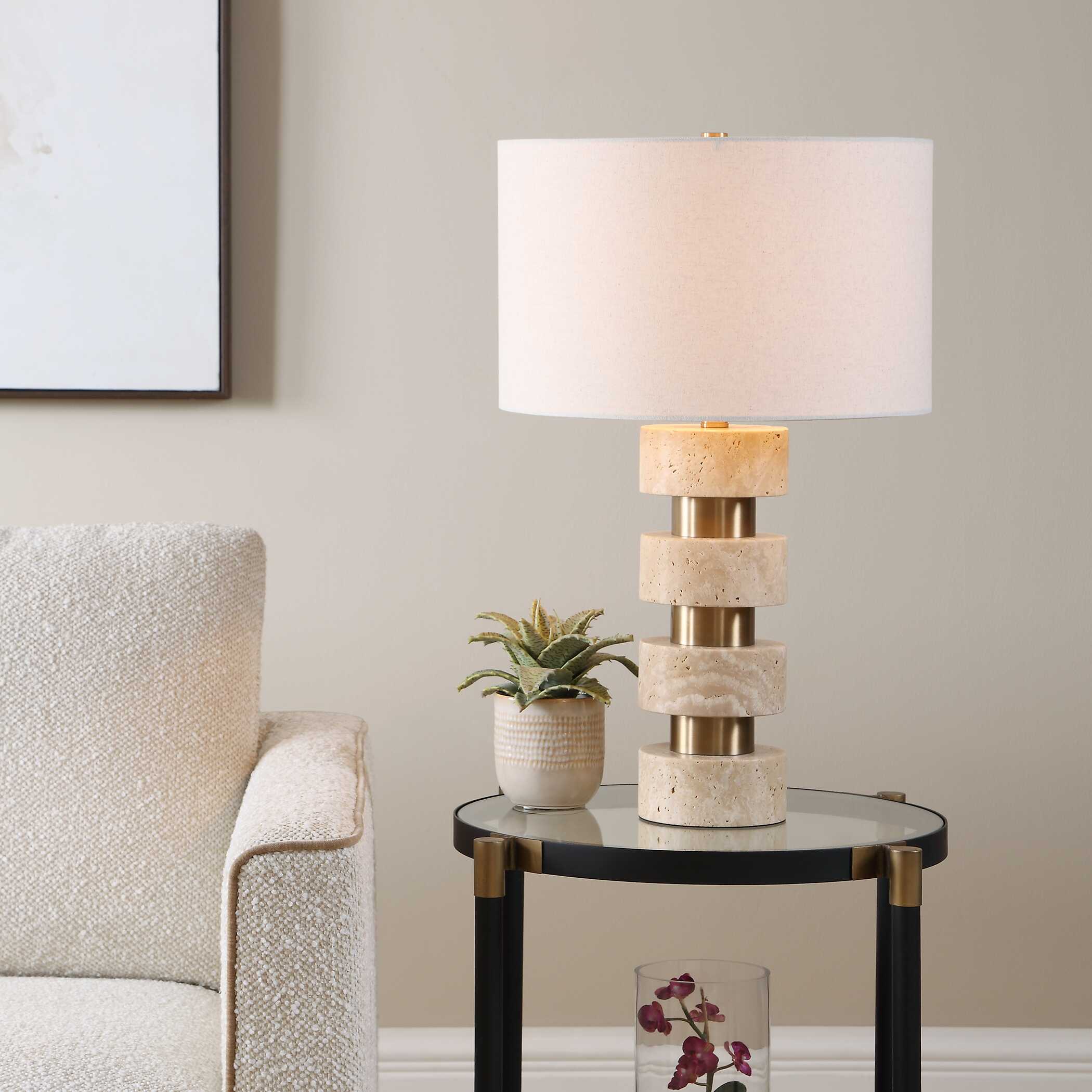 Uttermost Makani Travertine Table Lamp - Image 2