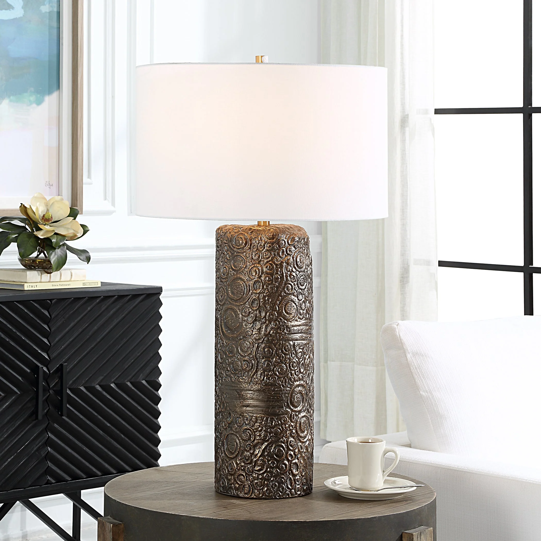 Uttermost Malaga Brass Table Lamp - Image 2