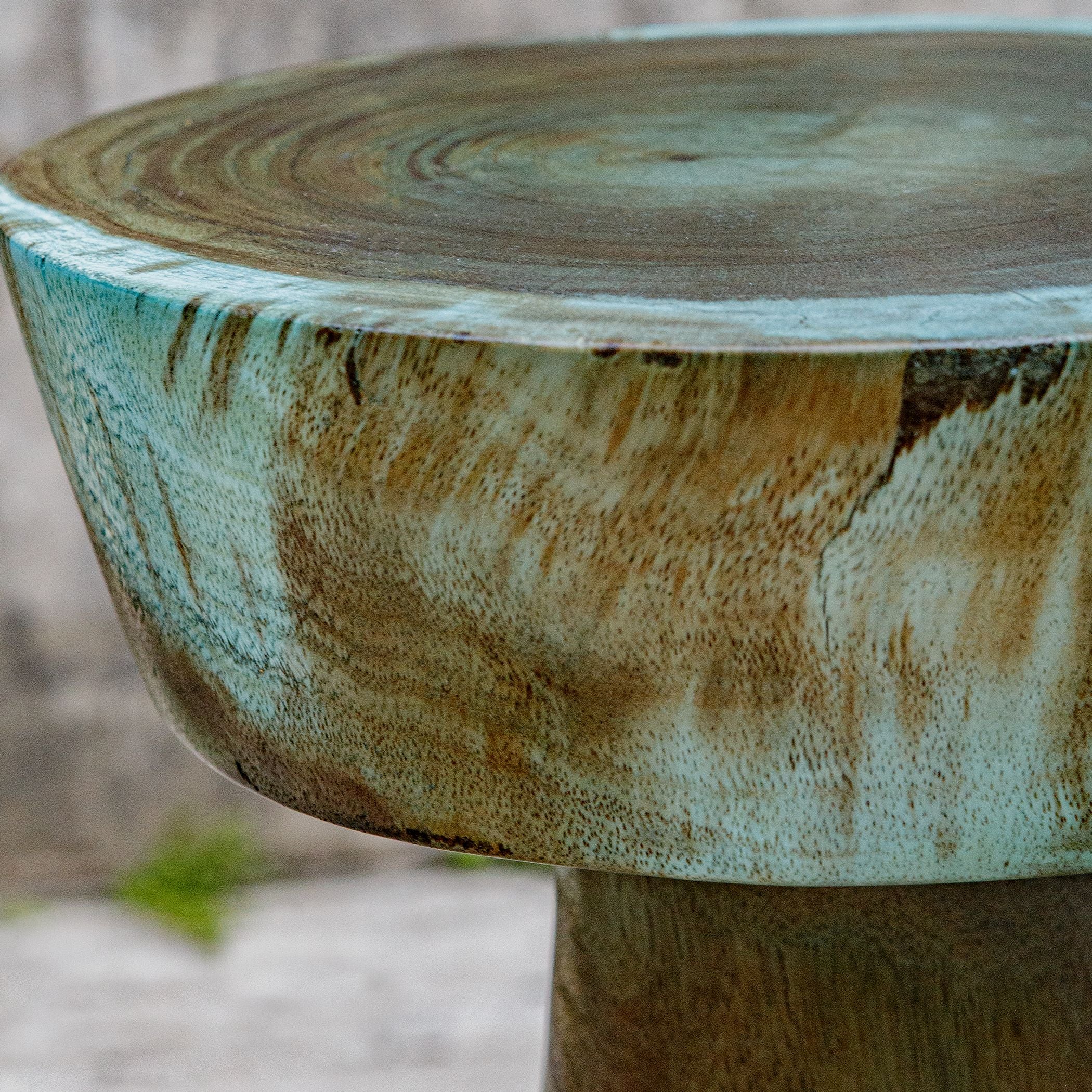 Uttermost Mano Blue-Green Drink Table - Image 6