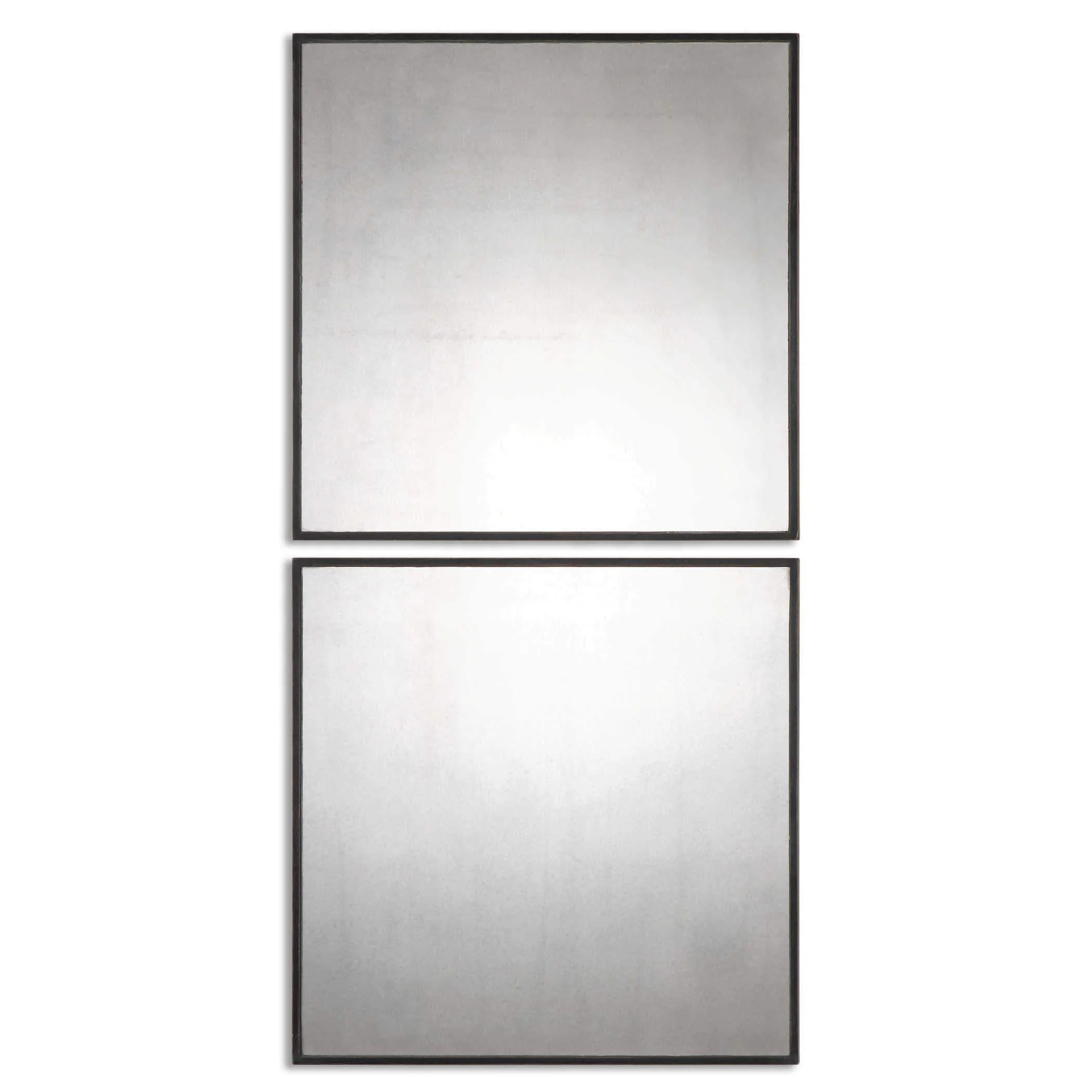 Uttermost Matty Square Mirrors, S/2 - Image 2