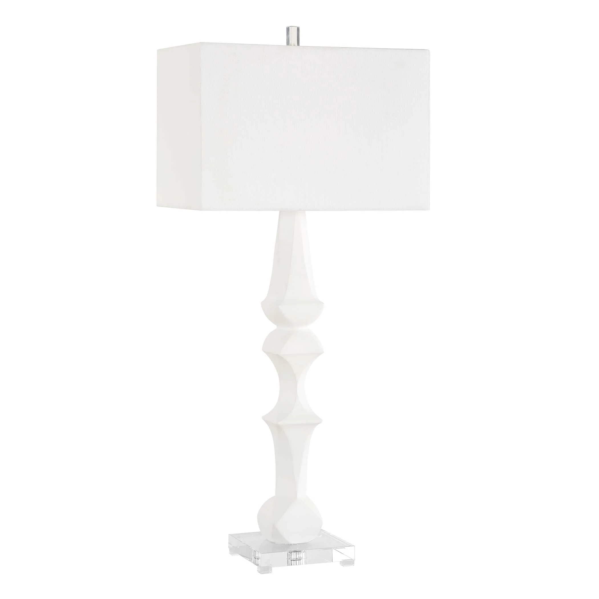 Uttermost Mayme White Table Lamp - Image 4