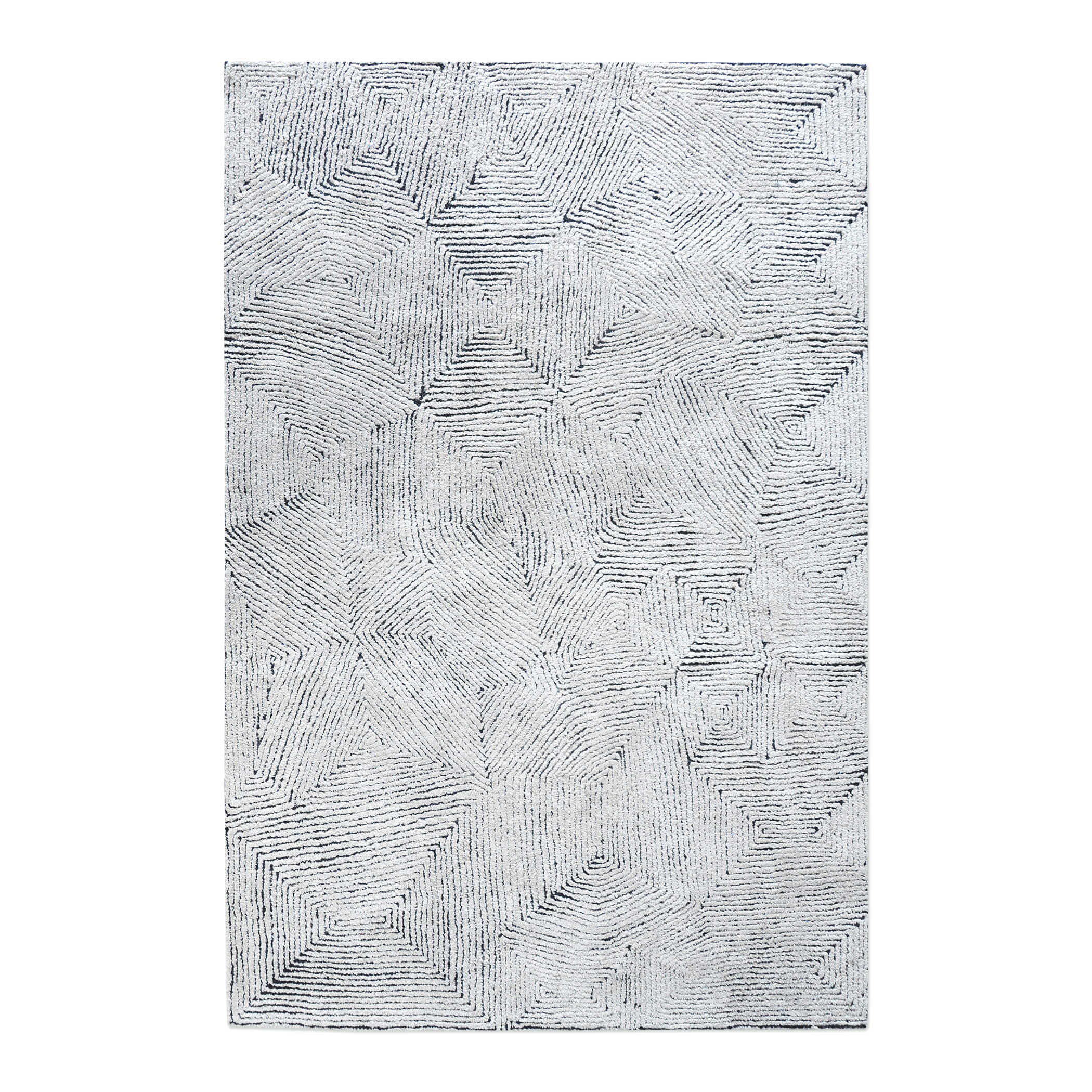Uttermost Maze 5 x 8 Area Rug, Blue