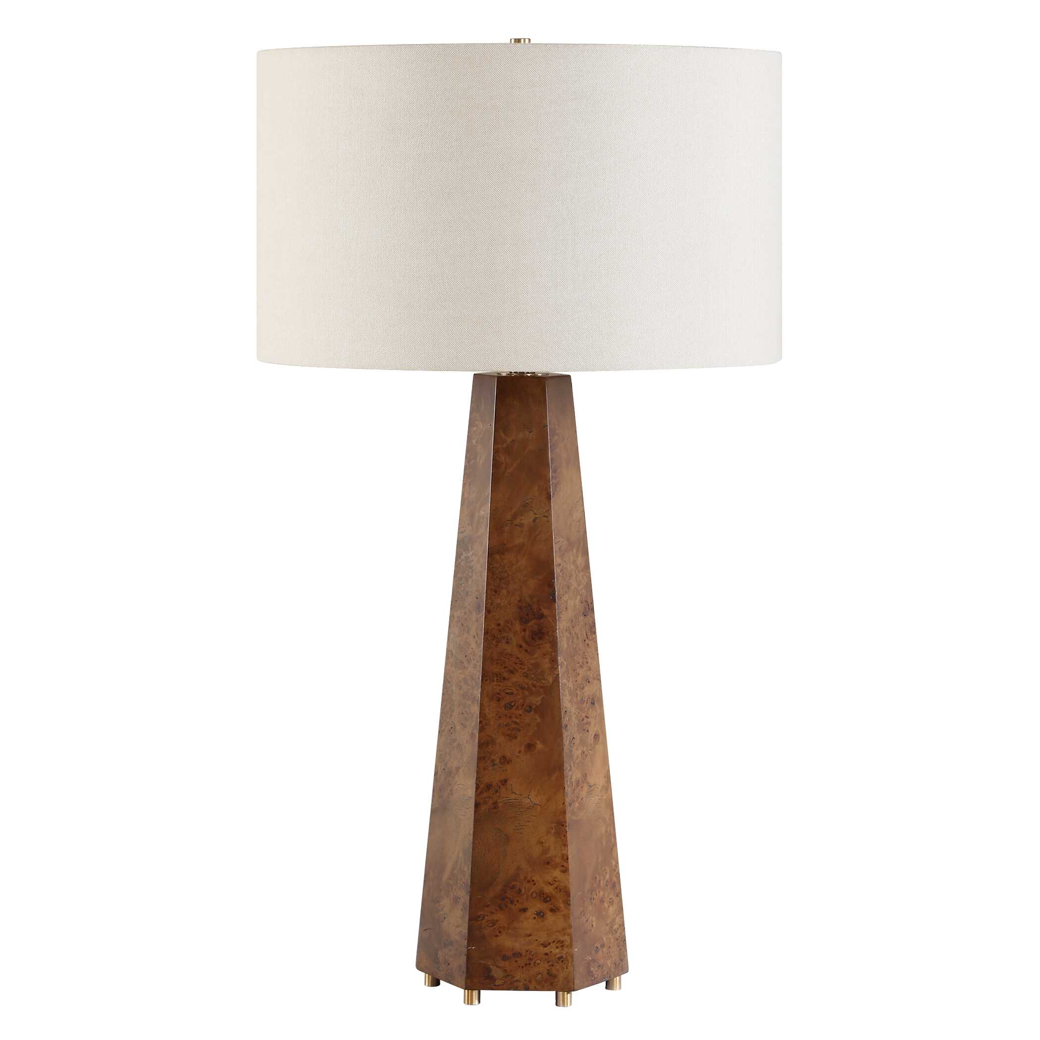 Uttermost McCaffrey Tapered Burl Table Lamp - Image 4