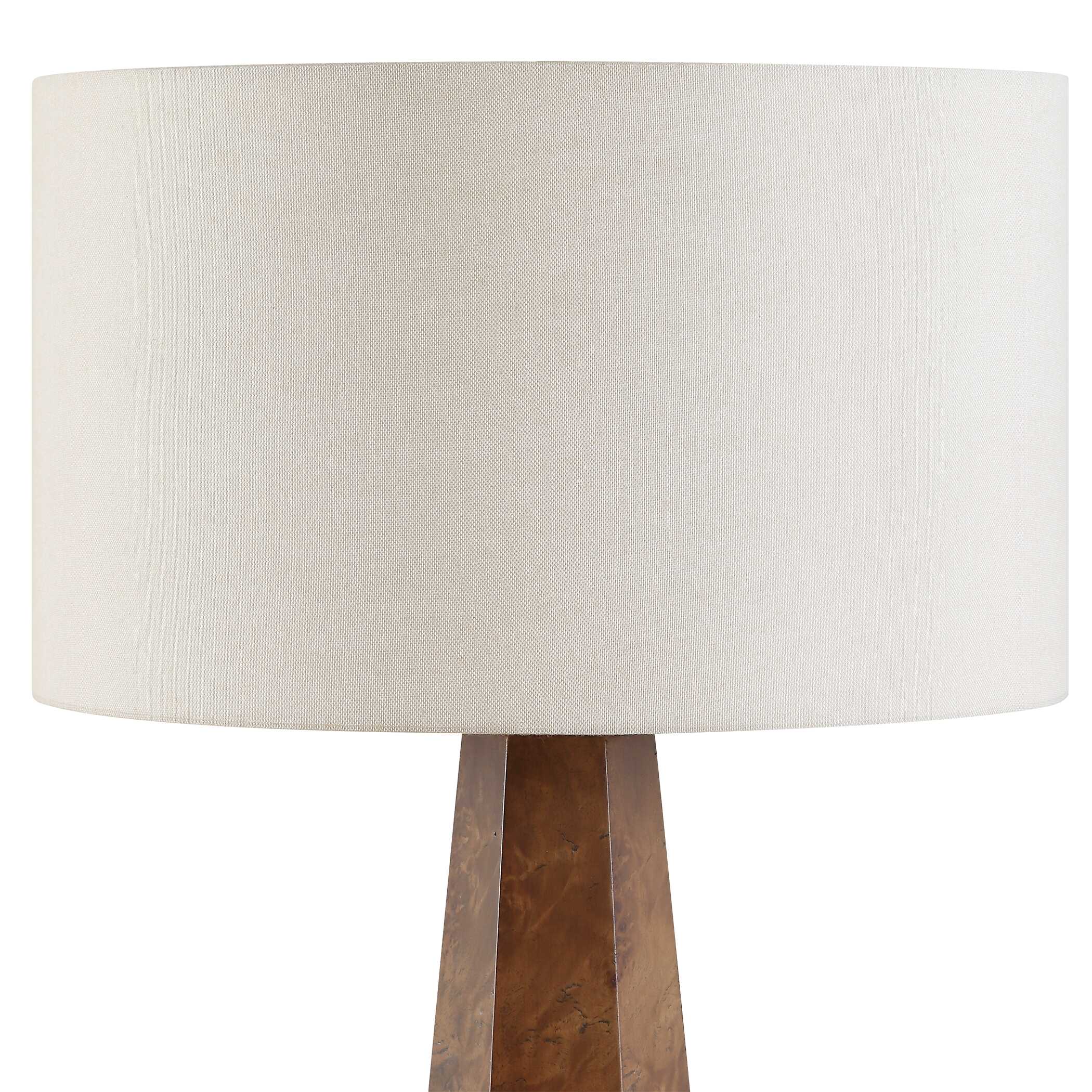 Uttermost McCaffrey Tapered Burl Table Lamp - Image 5