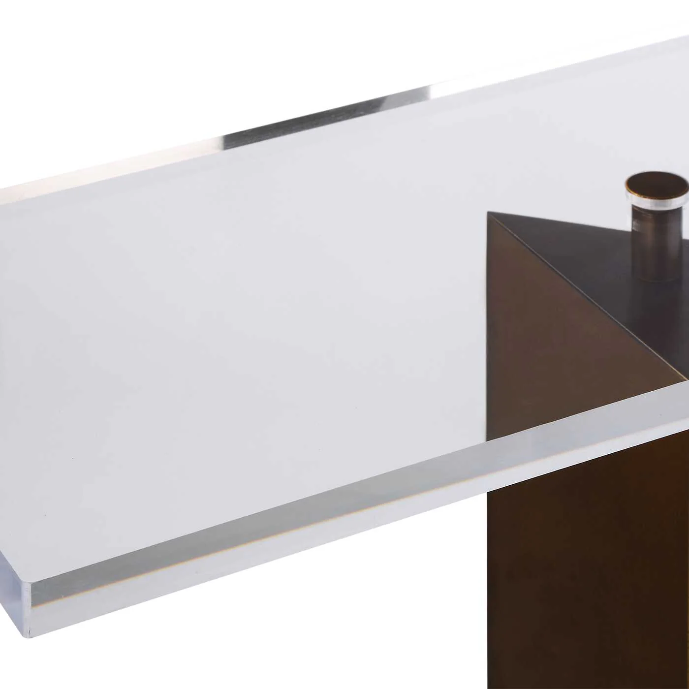 Uttermost McElroy Modern Bronze Console Table - Image 7