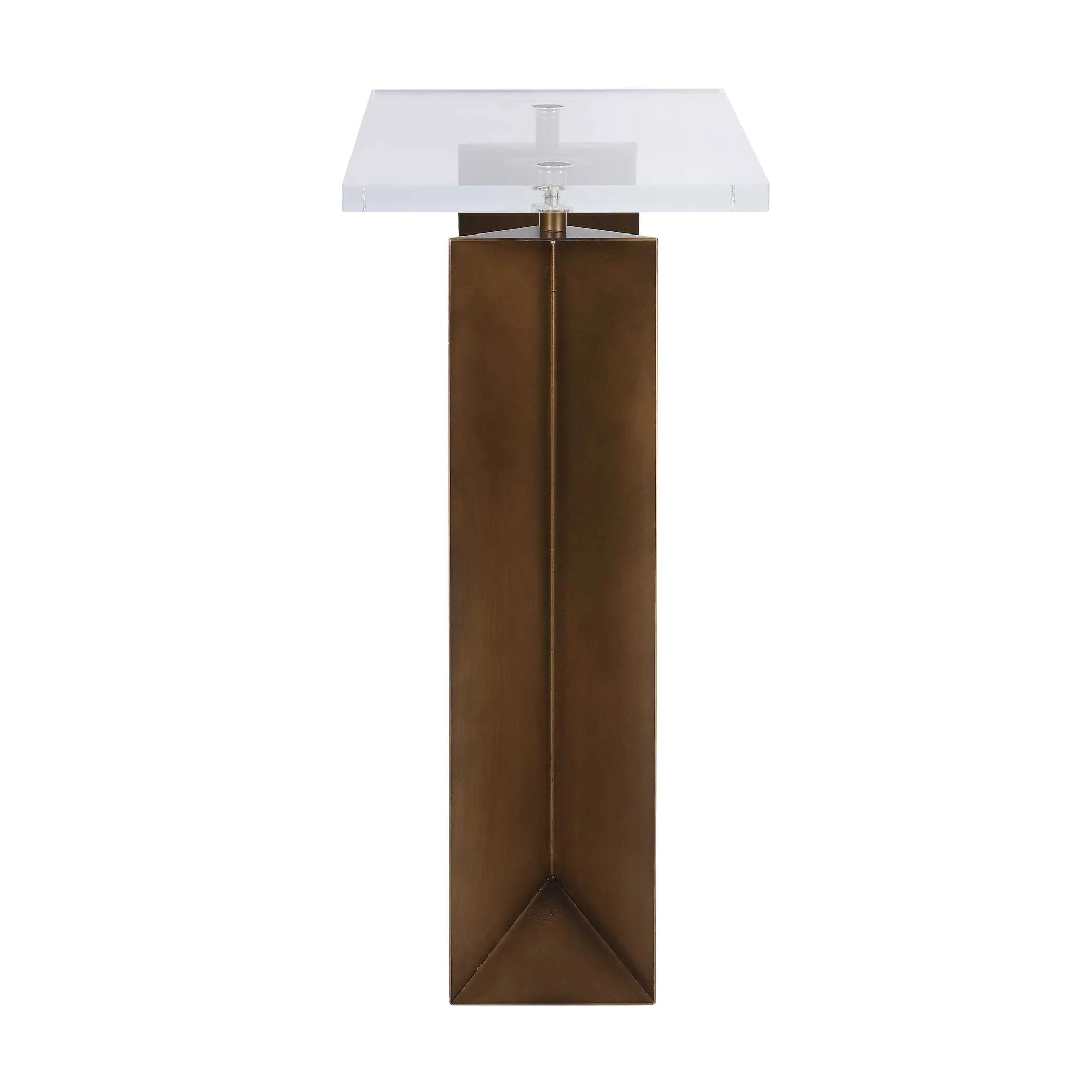 Uttermost McElroy Modern Bronze Side Table - Image 7