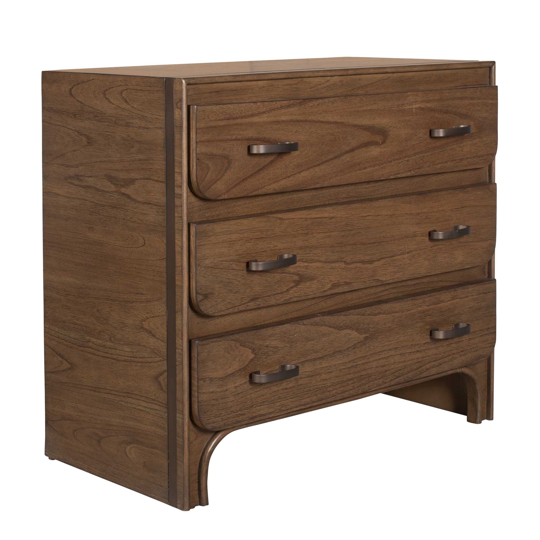 Uttermost McKagan 3 Drawer Mindi Wood Chest - Image 4