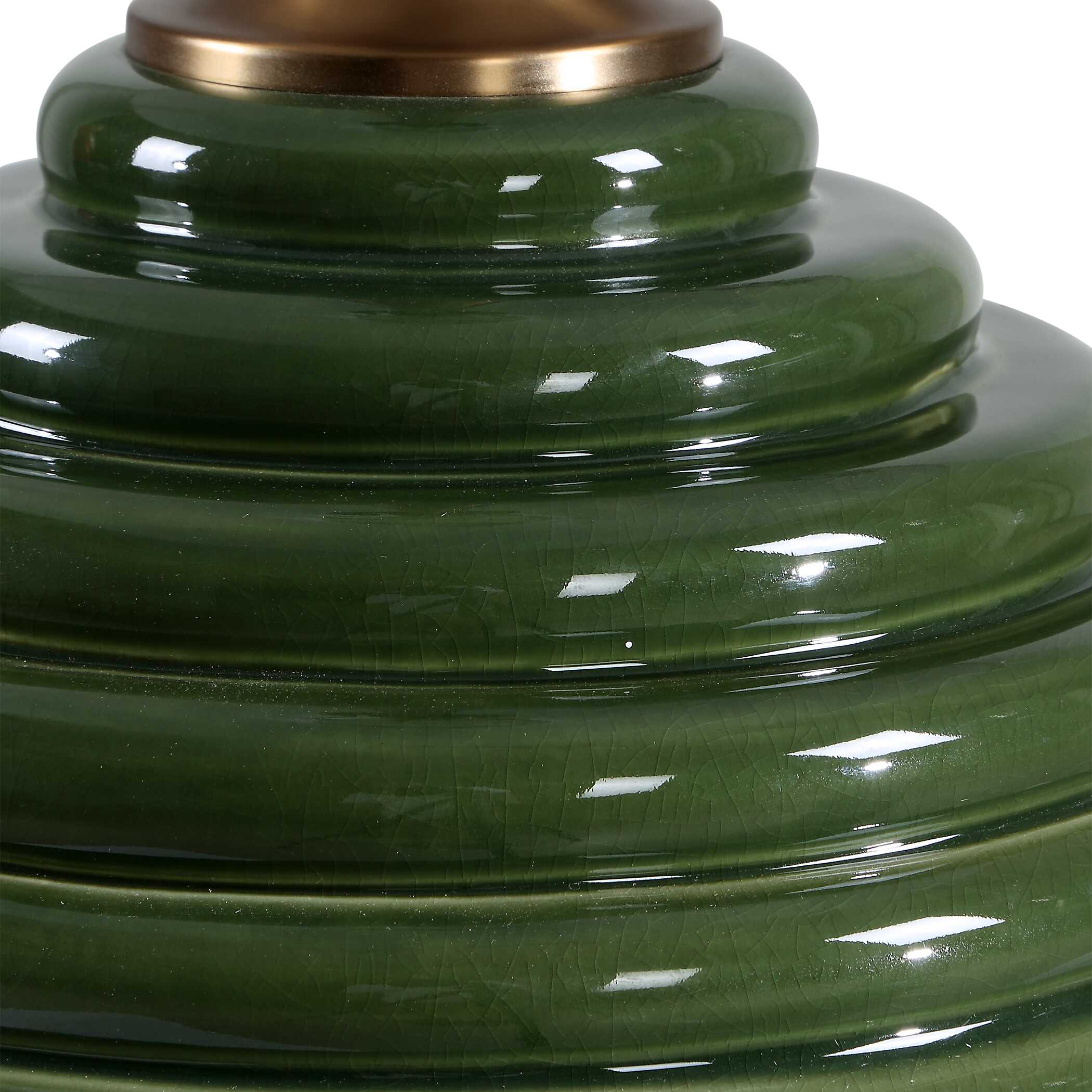 Uttermost McKay Dark Green Table Lamp - Image 6