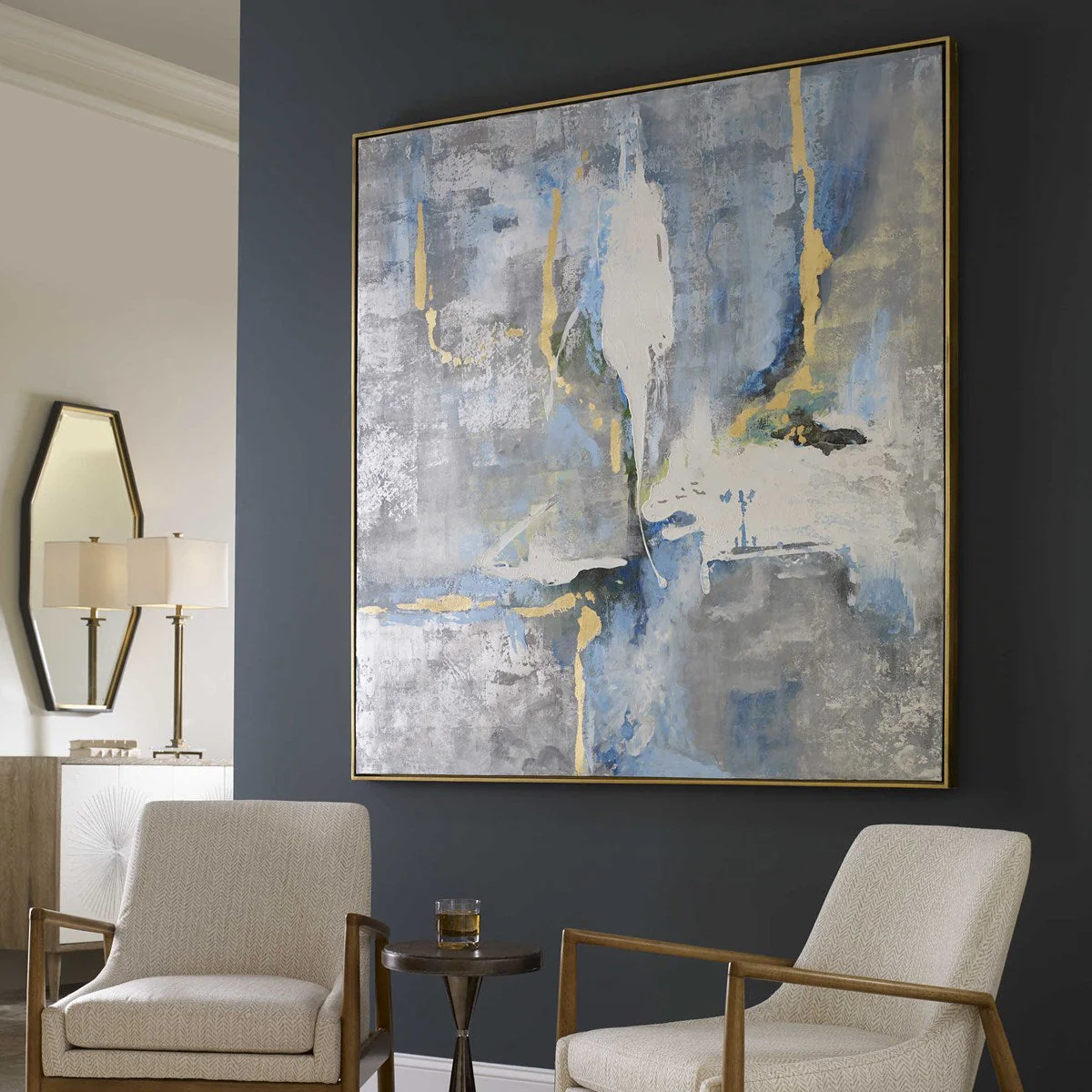 Uttermost Meditation Hand Painted Canvas