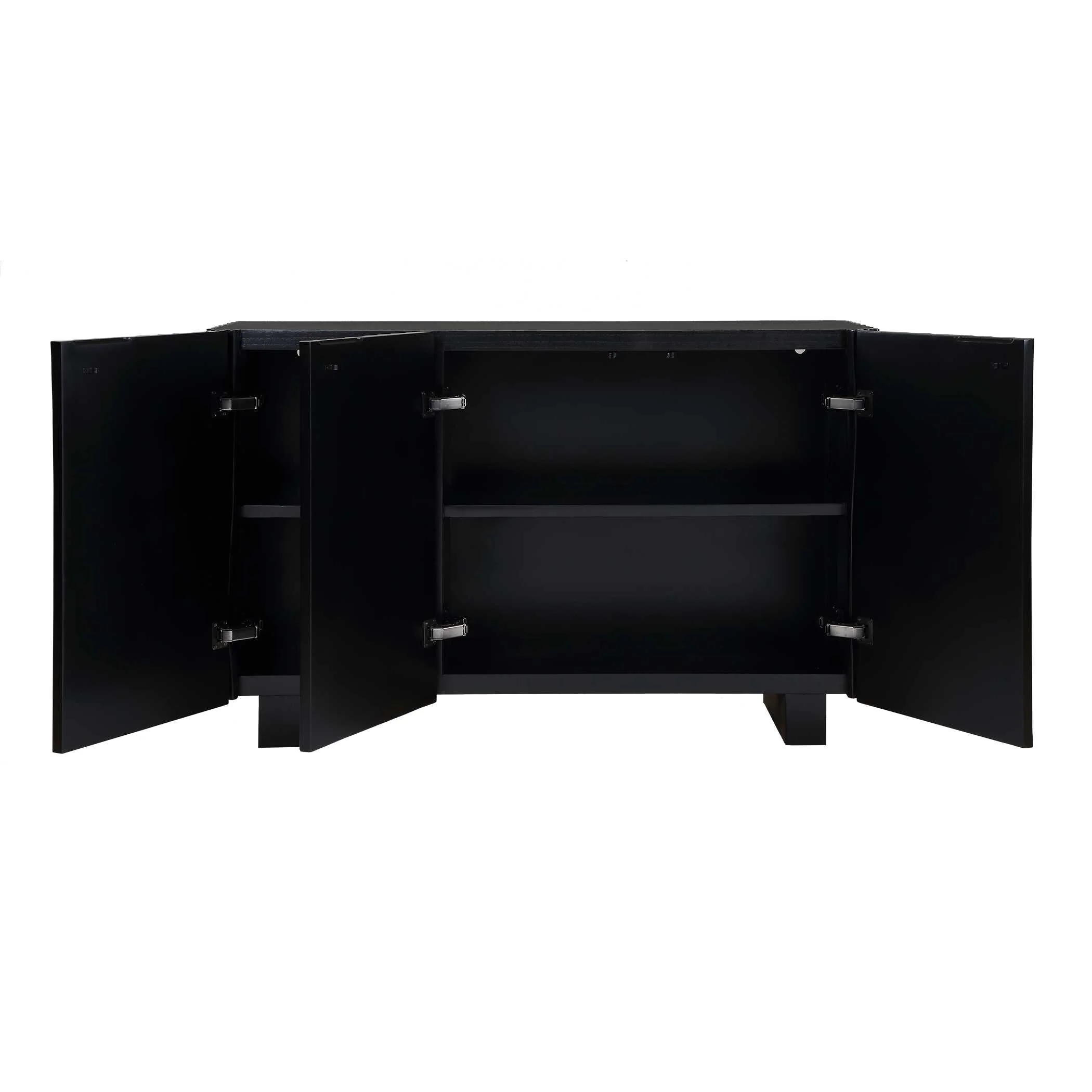 Uttermost Mercado Black 3 Door Cabinet - Image 9