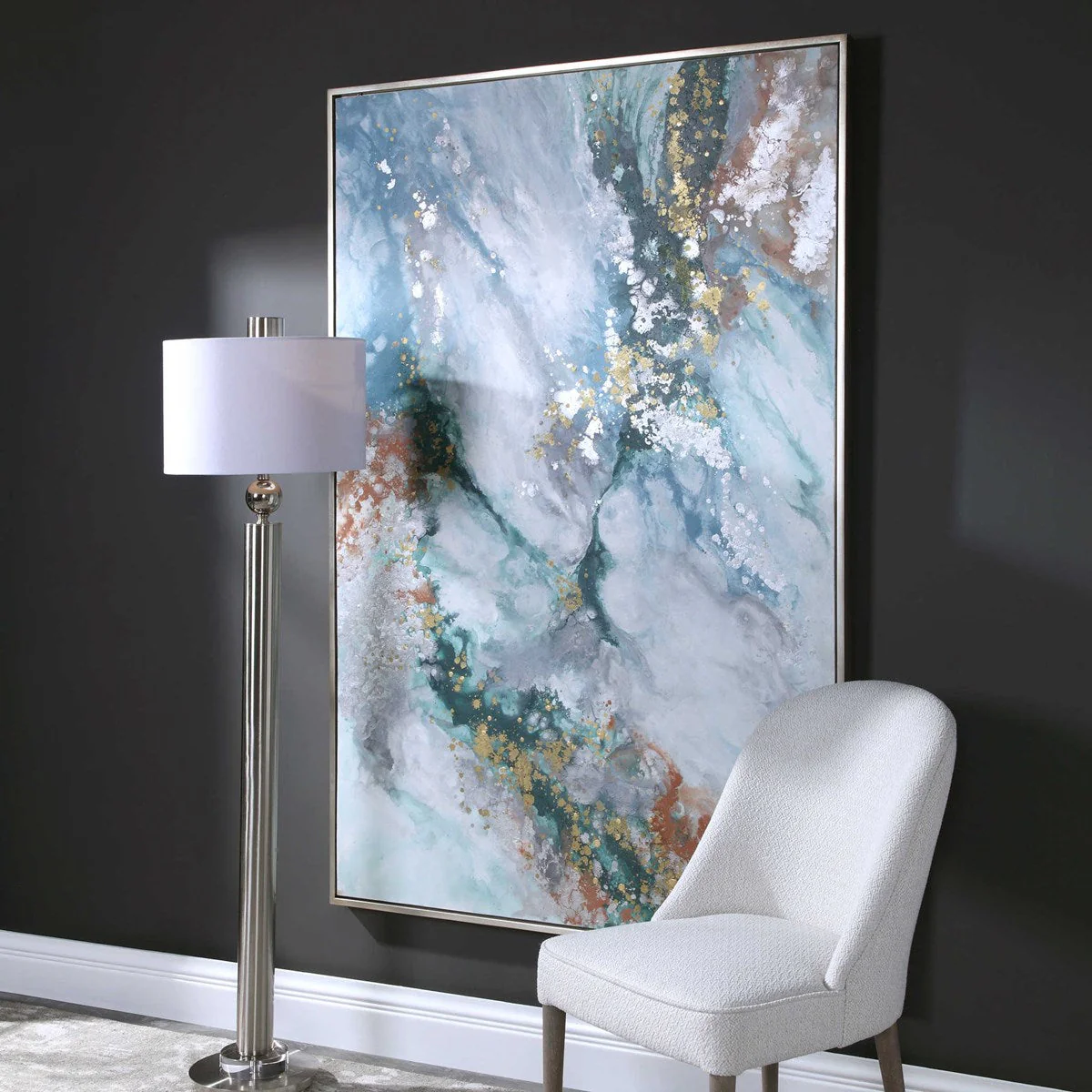 Uttermost Mercury Hand Painted Canvas - Image 3