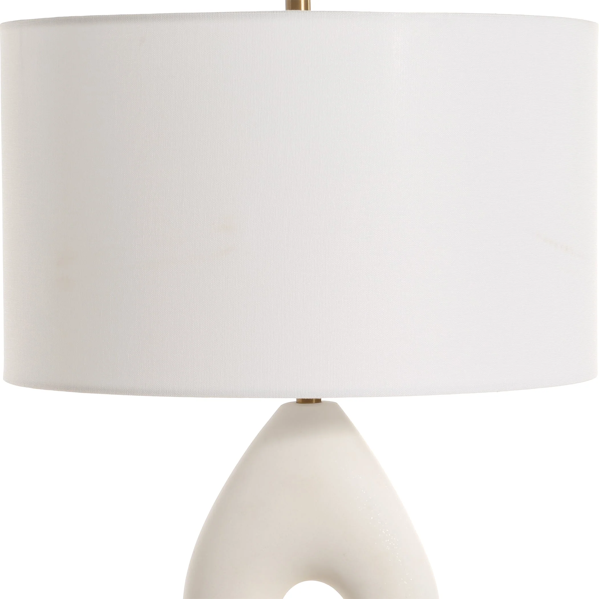 Uttermost Meridian Ivory Stone Table Lamp - Image 5