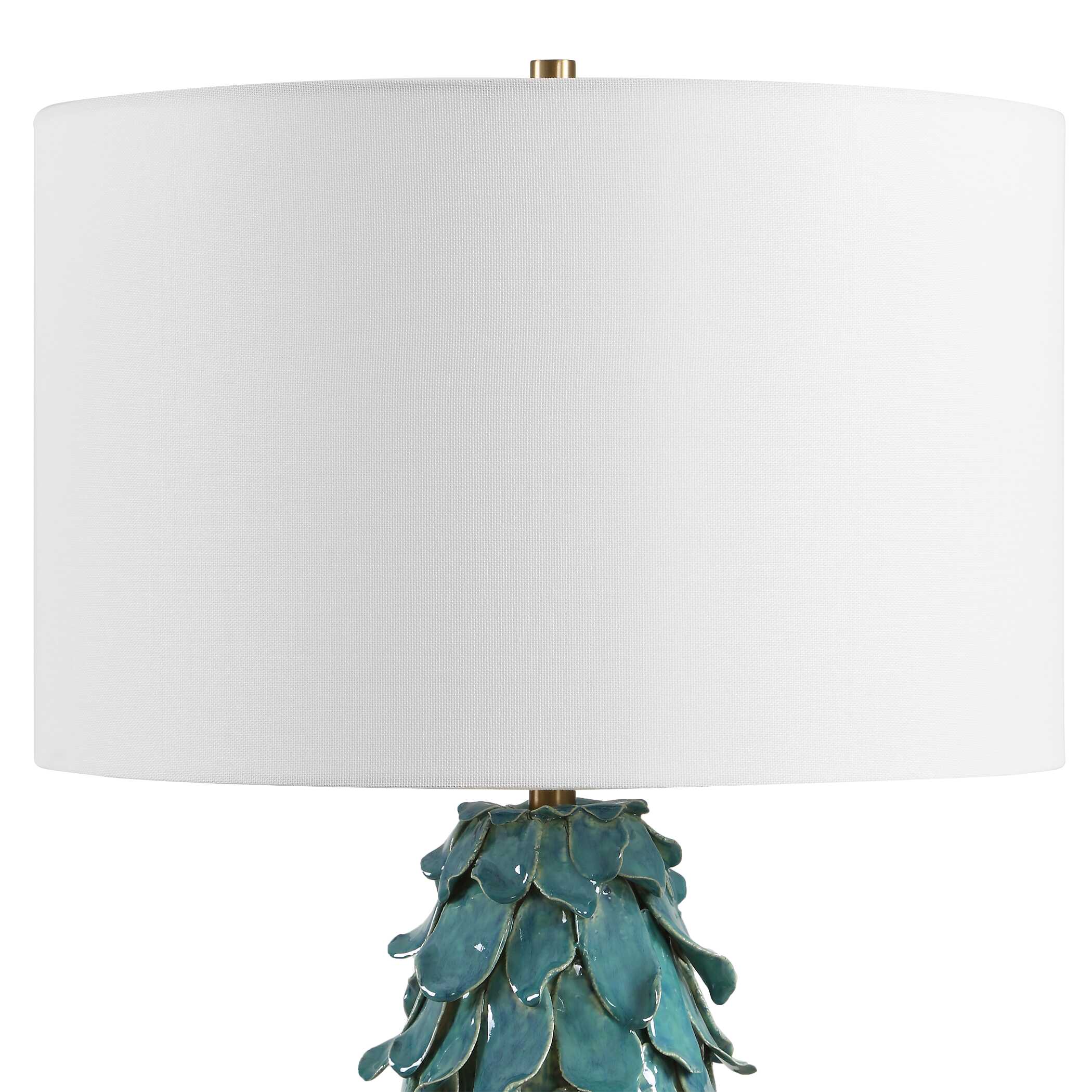 Uttermost Mina Teal Blue Table Lamp - Image 5