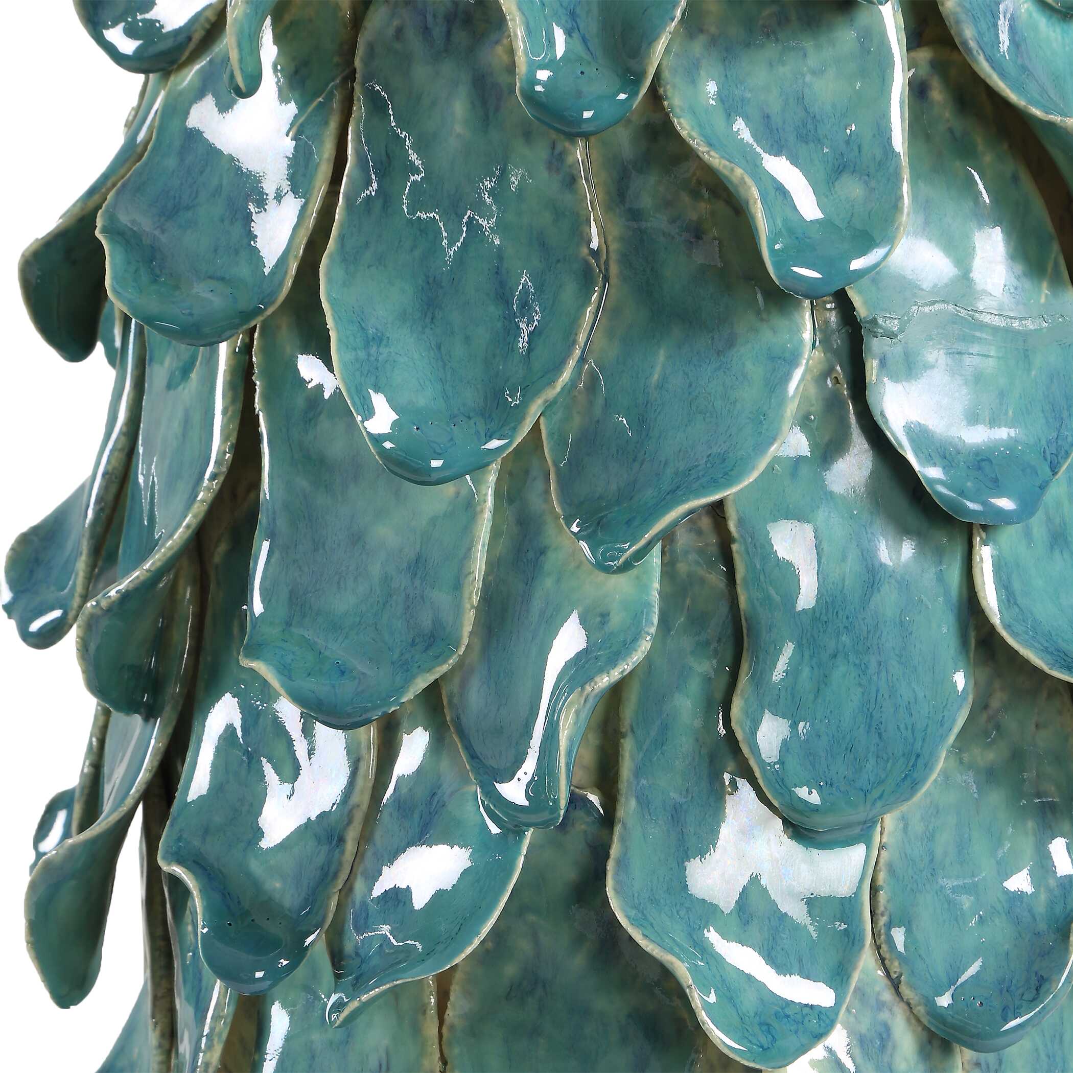 Uttermost Mina Teal Blue Table Lamp - Image 6