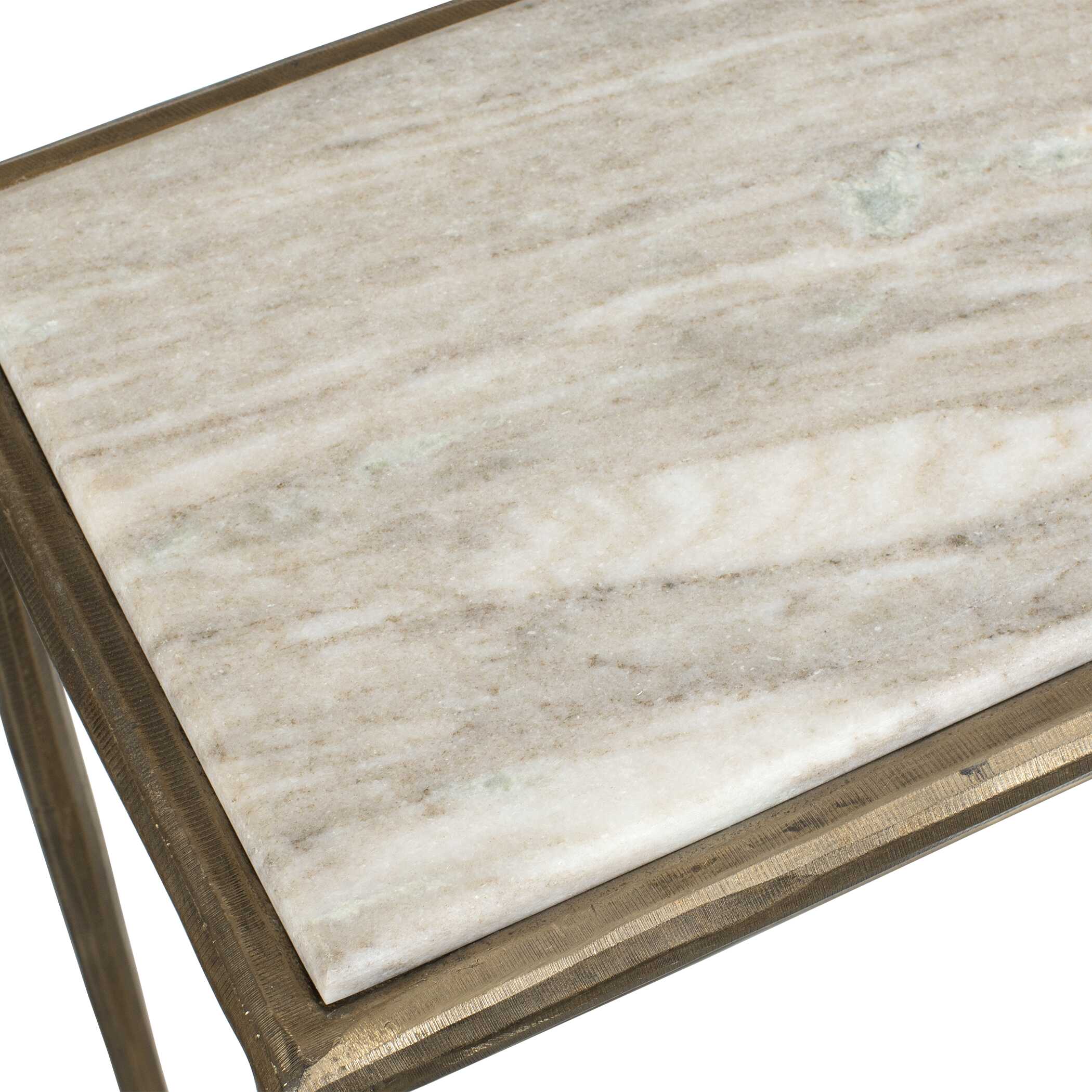 Uttermost Minerva Marble Top Console Table - Image 5