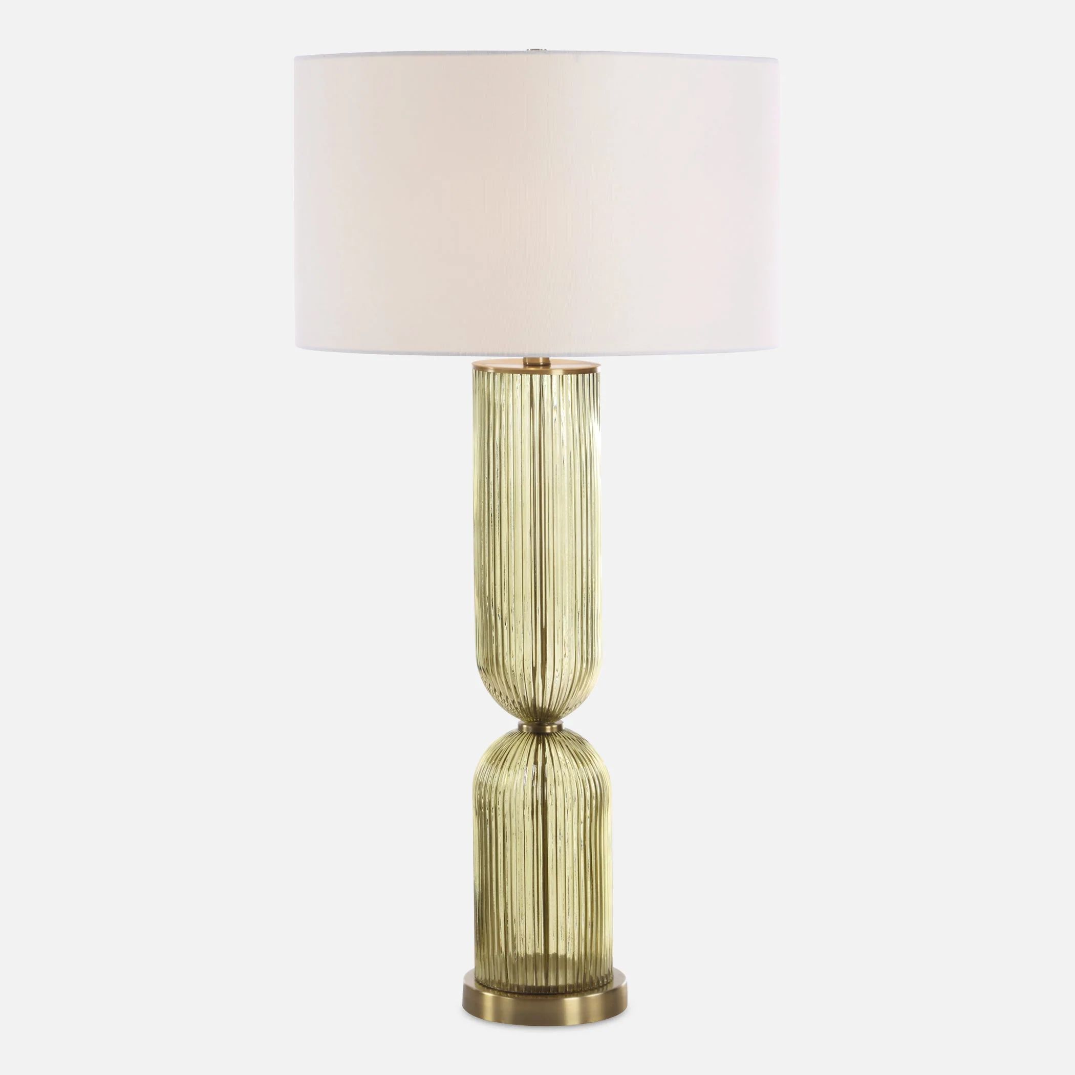 Uttermost Mirah Olive Glass Table Lamp