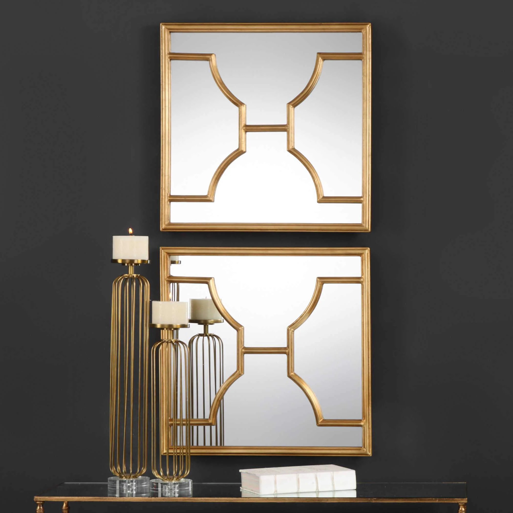 Uttermost Misa Square Mirrors, S/2 - Image 3