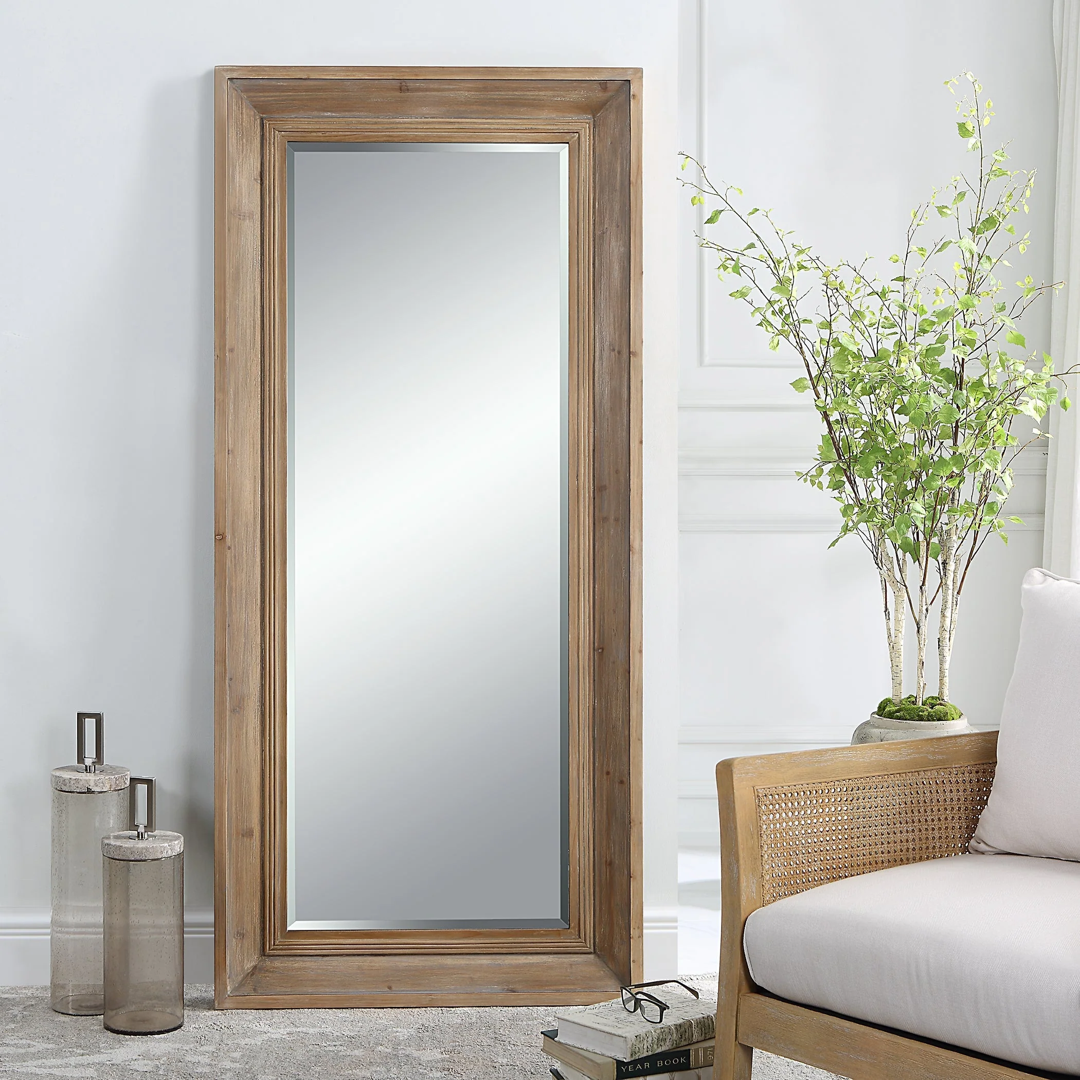 Uttermost Missoula Large Natural Wood Mirror - Image 2