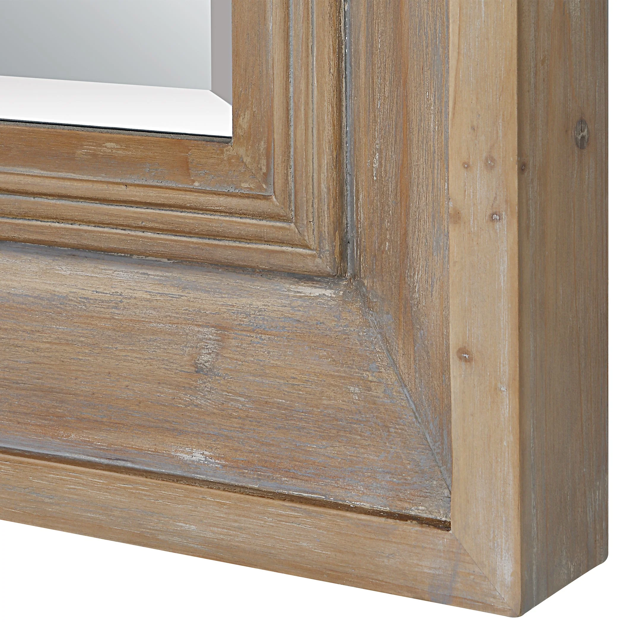 Uttermost Missoula Large Natural Wood Mirror - Image 5