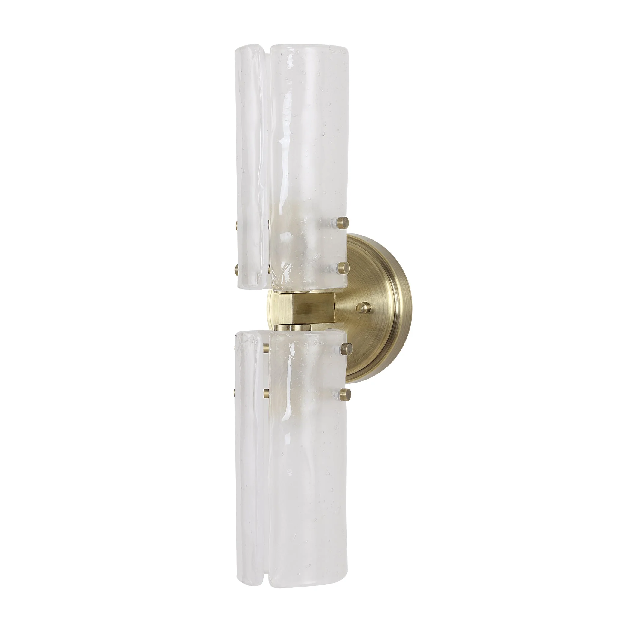 Uttermost Mistie 2 Light Glass Sconce - Image 3