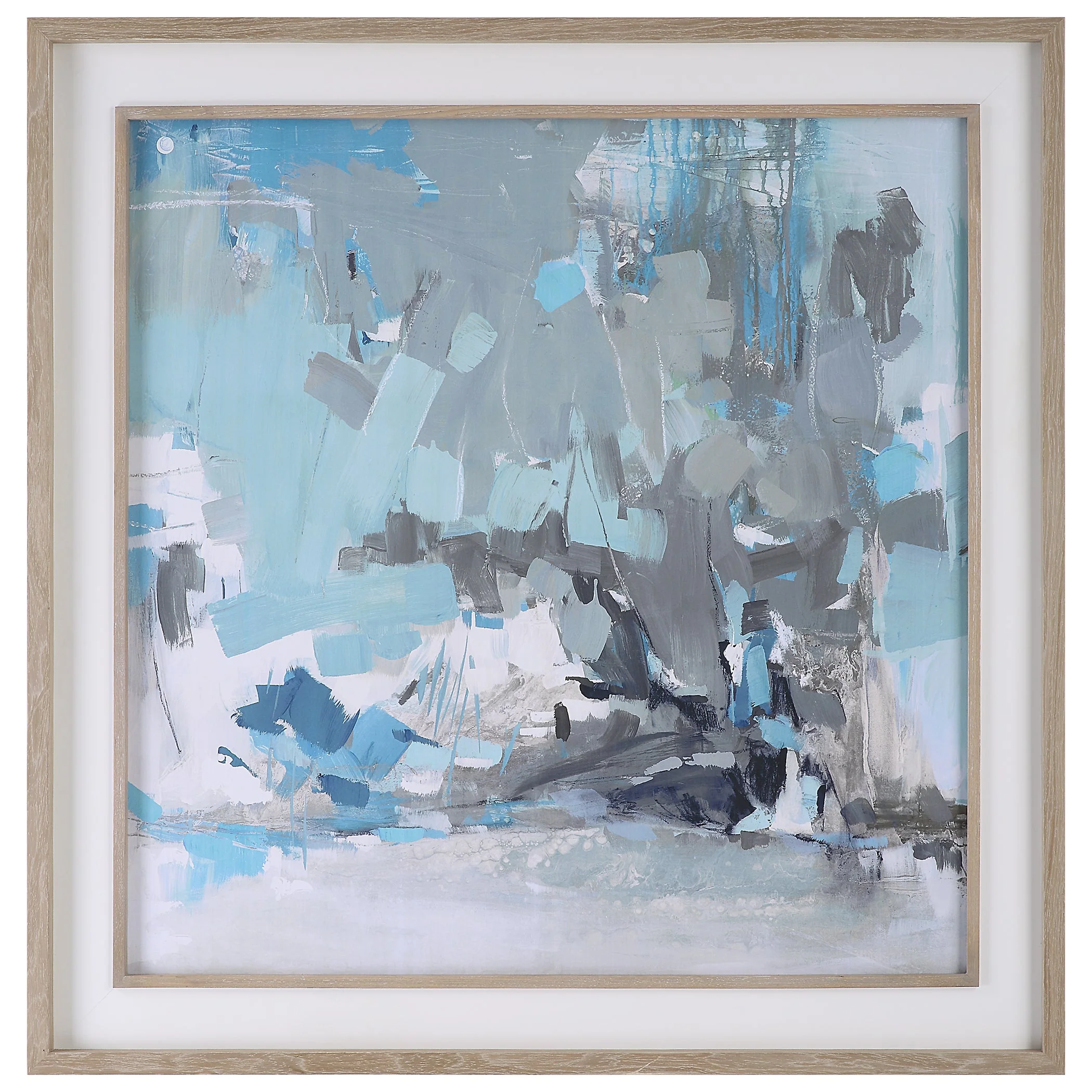 Uttermost Misty Moonlight Abstract Framed Print - CLOSEOUT