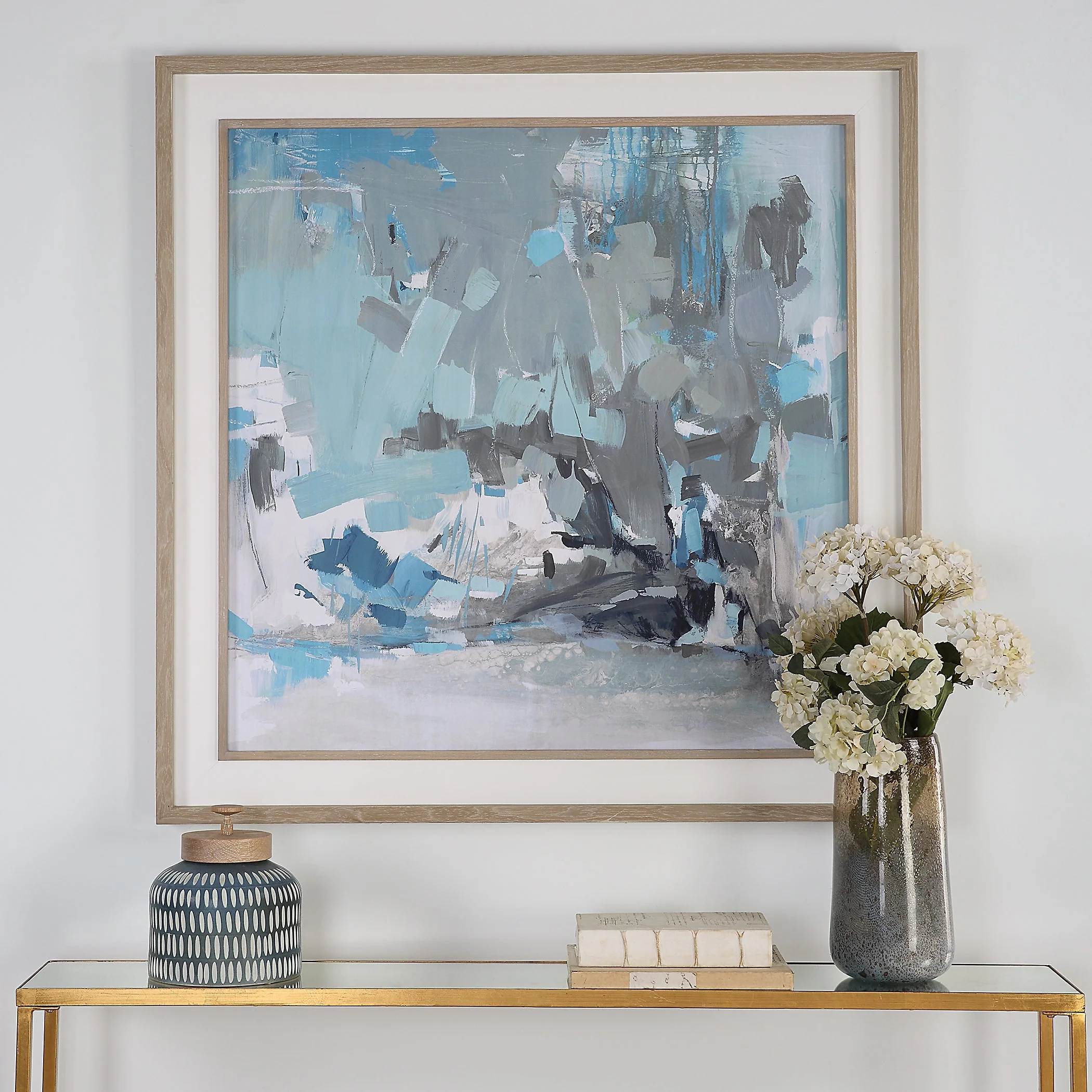 Uttermost Misty Moonlight Abstract Framed Print - CLOSEOUT - Image 4