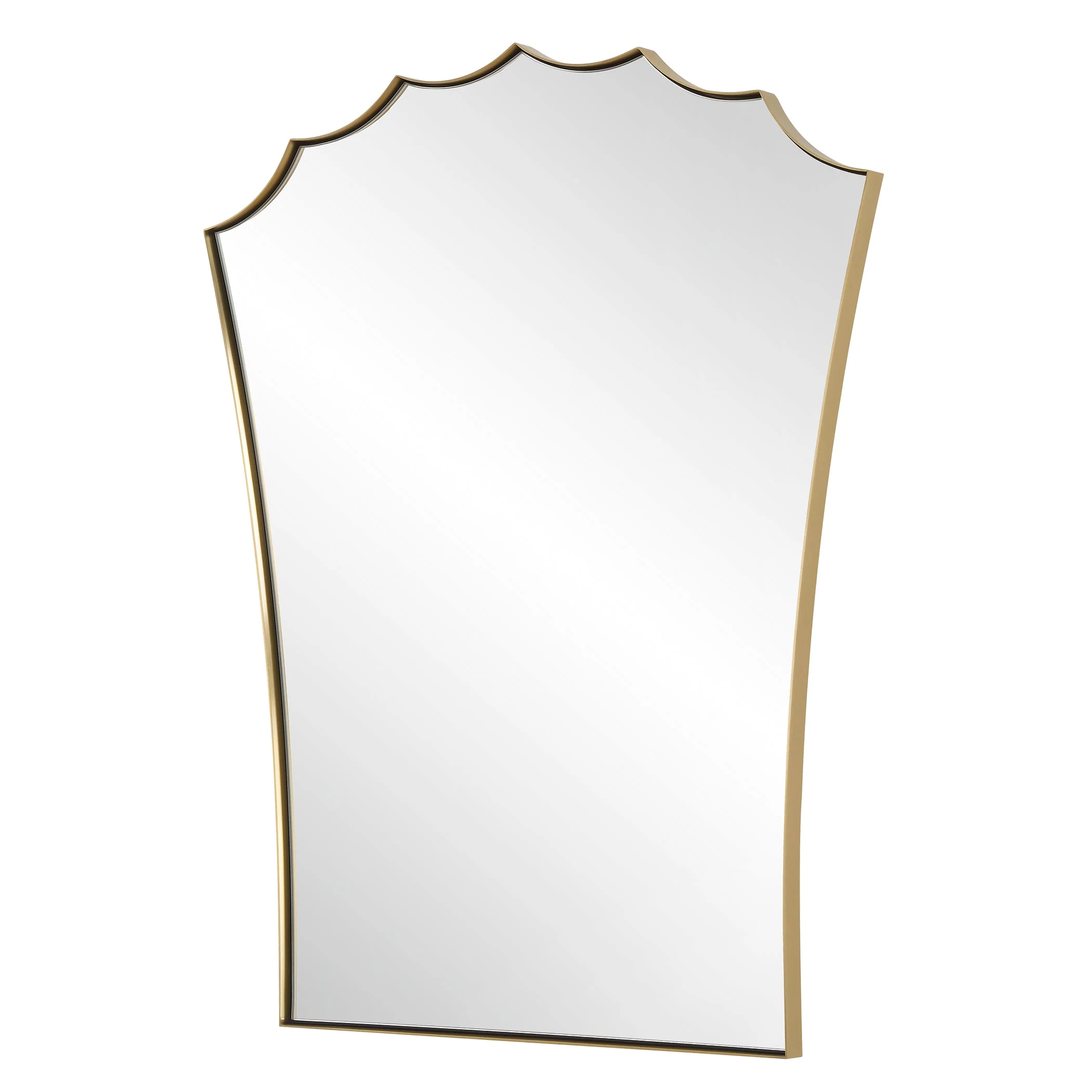Uttermost Monarch Scalloped Arched Vanity Mirror - Image 5