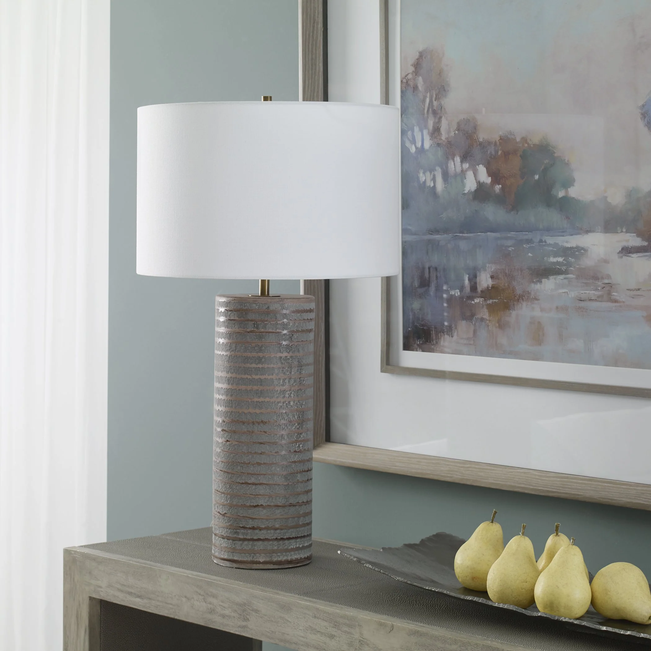Uttermost Monolith Gray Table Lamp - Image 3