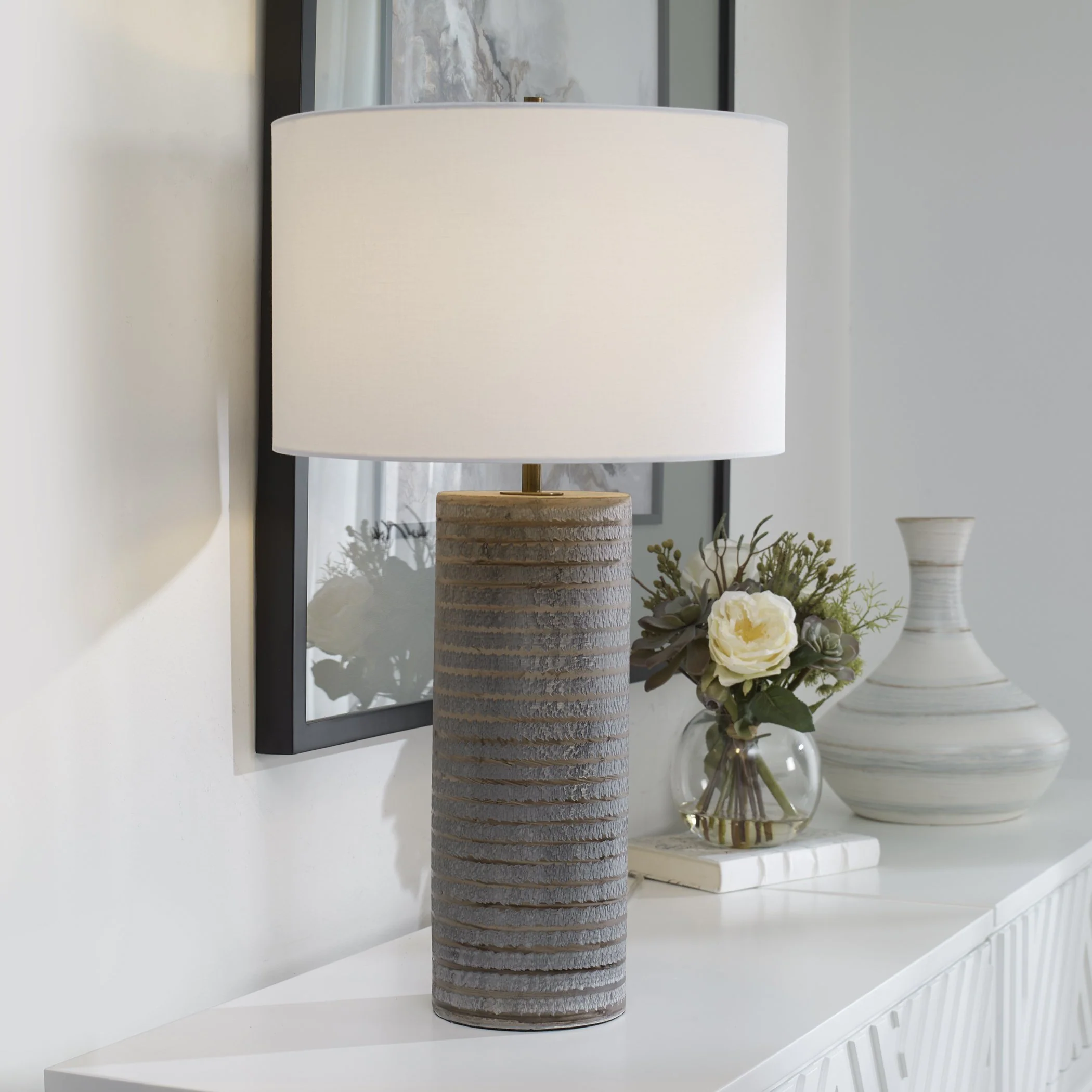 Uttermost Monolith Gray Table Lamp - Image 4