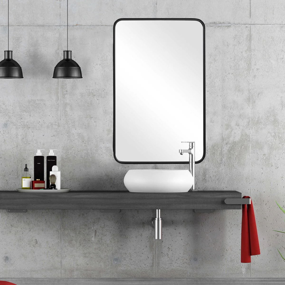 Monroe Mirror - Black - Image 5