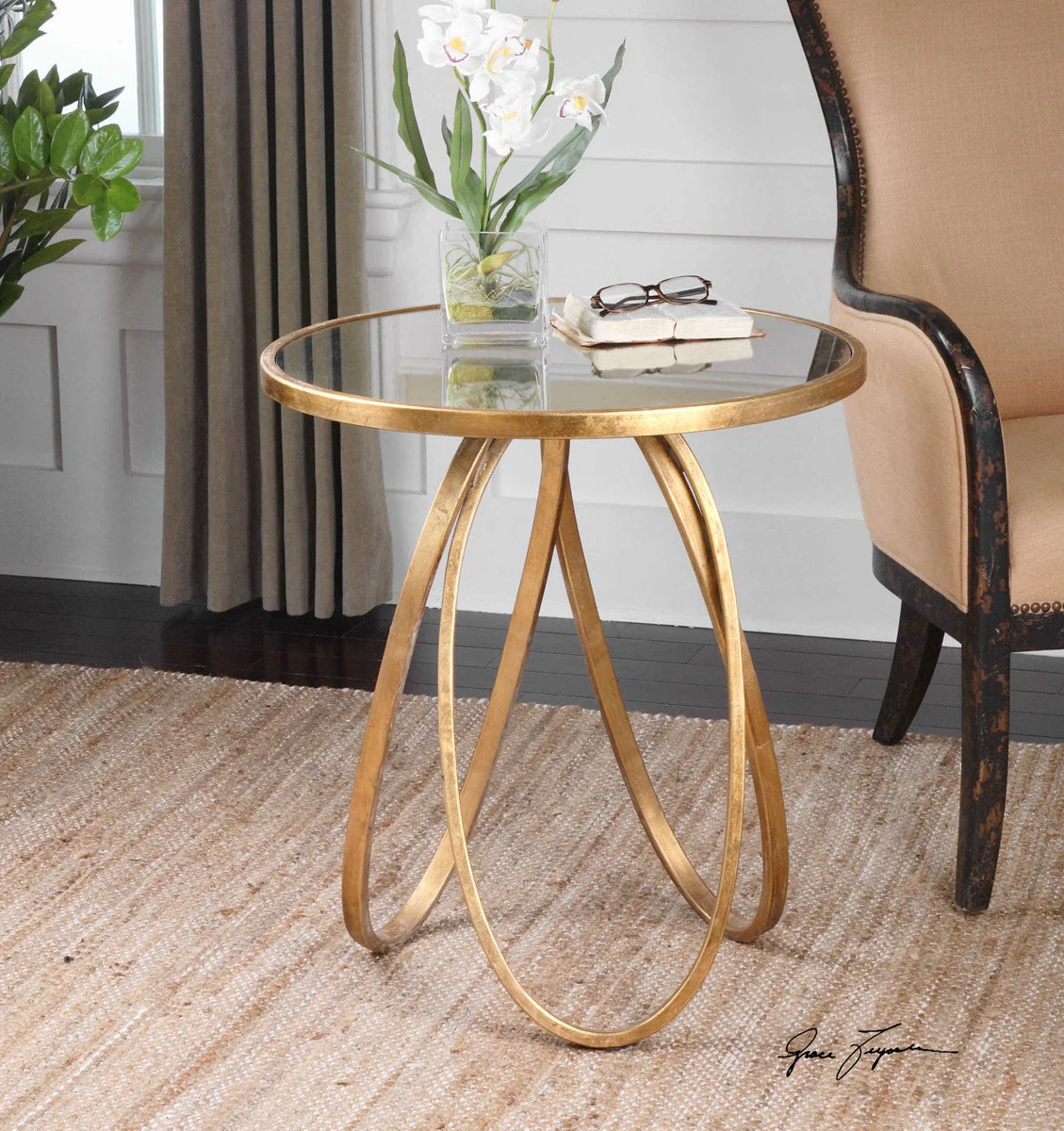 Uttermost Montrez Side Table - Image 3