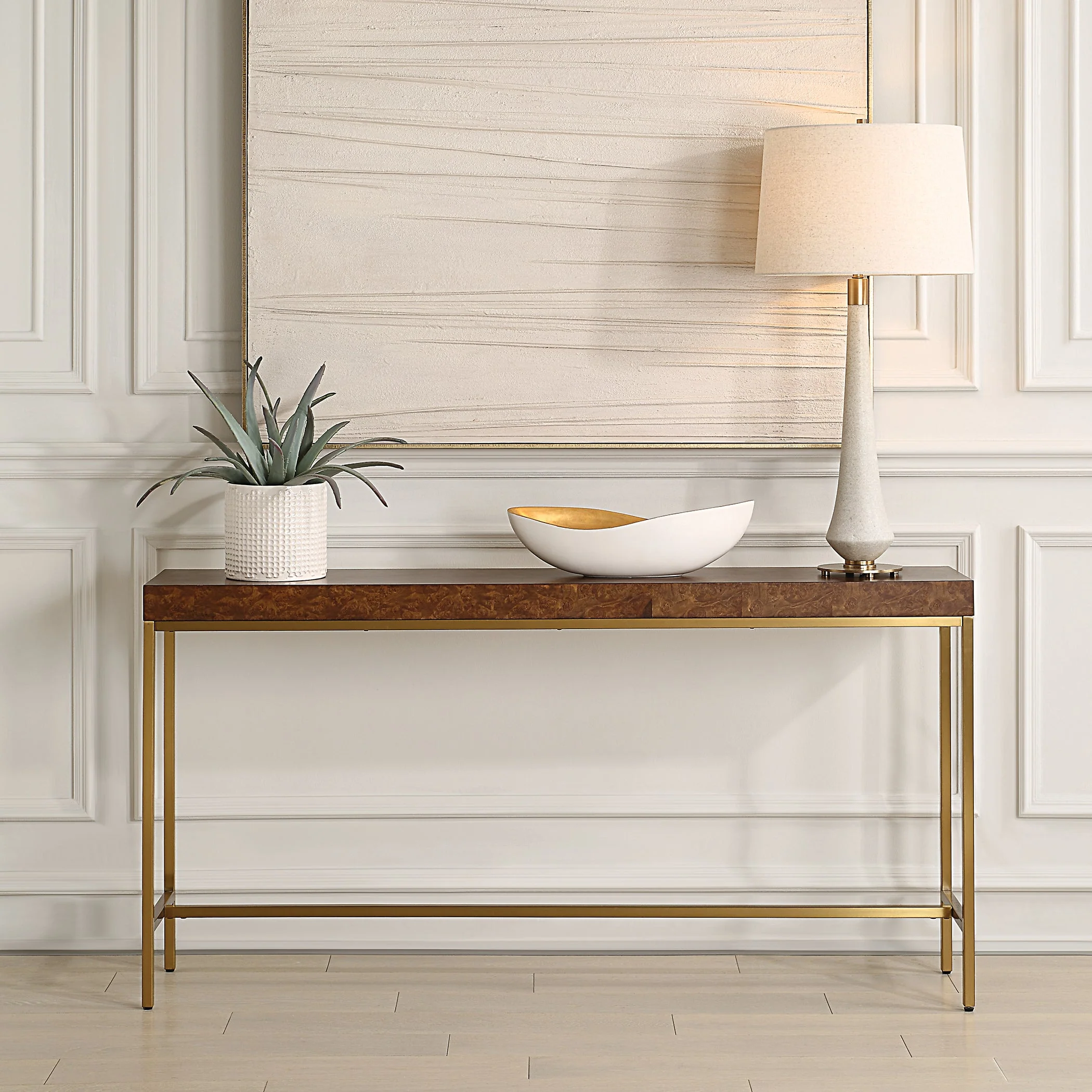 Uttermost Moran Burl Console Table - Image 2
