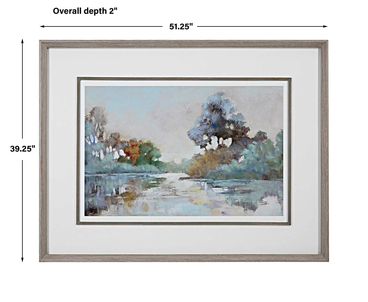 Uttermost Morning Lake Framed Print - Image 7