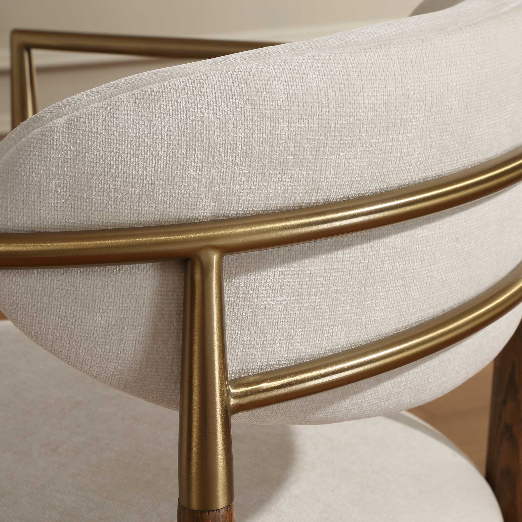 Uttermost Moxie Walnut Dining Arm Chair - Image 4