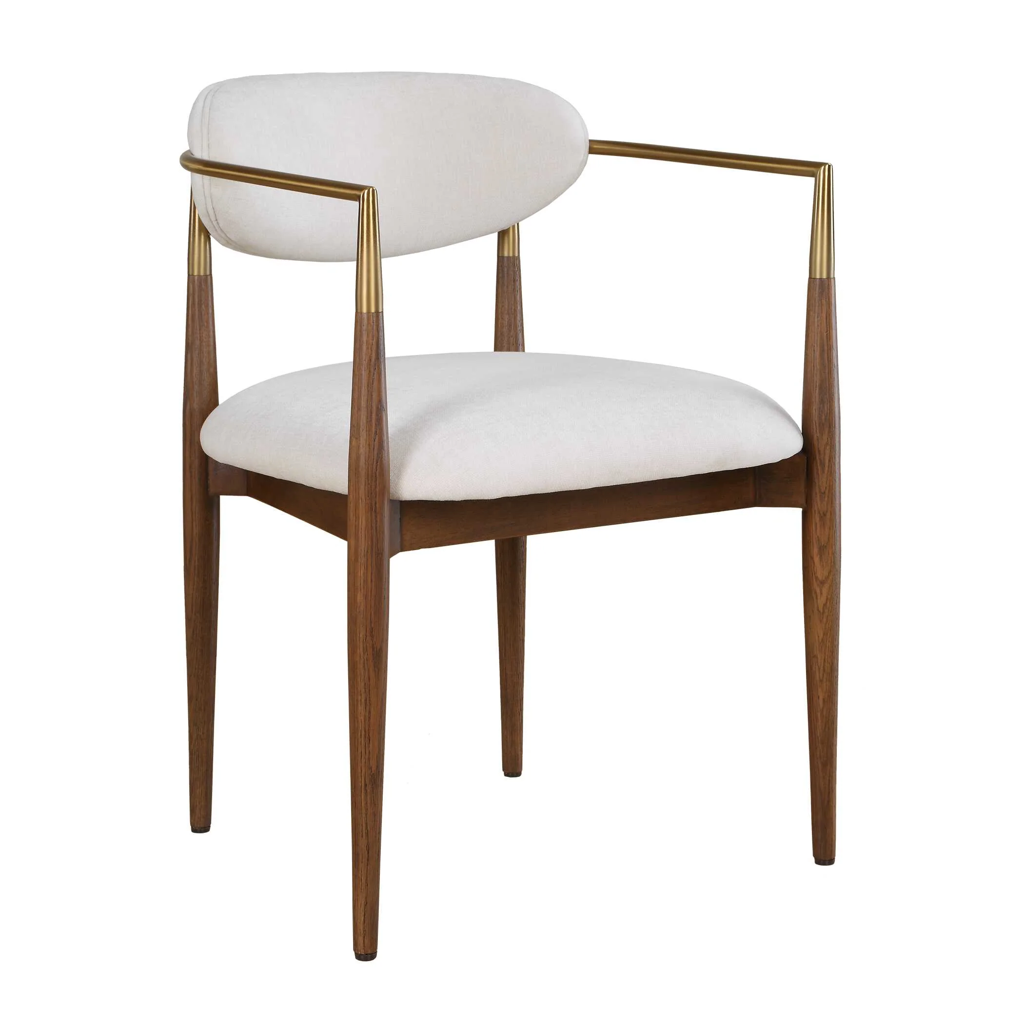 Uttermost Moxie Walnut Dining Arm Chair - Image 5