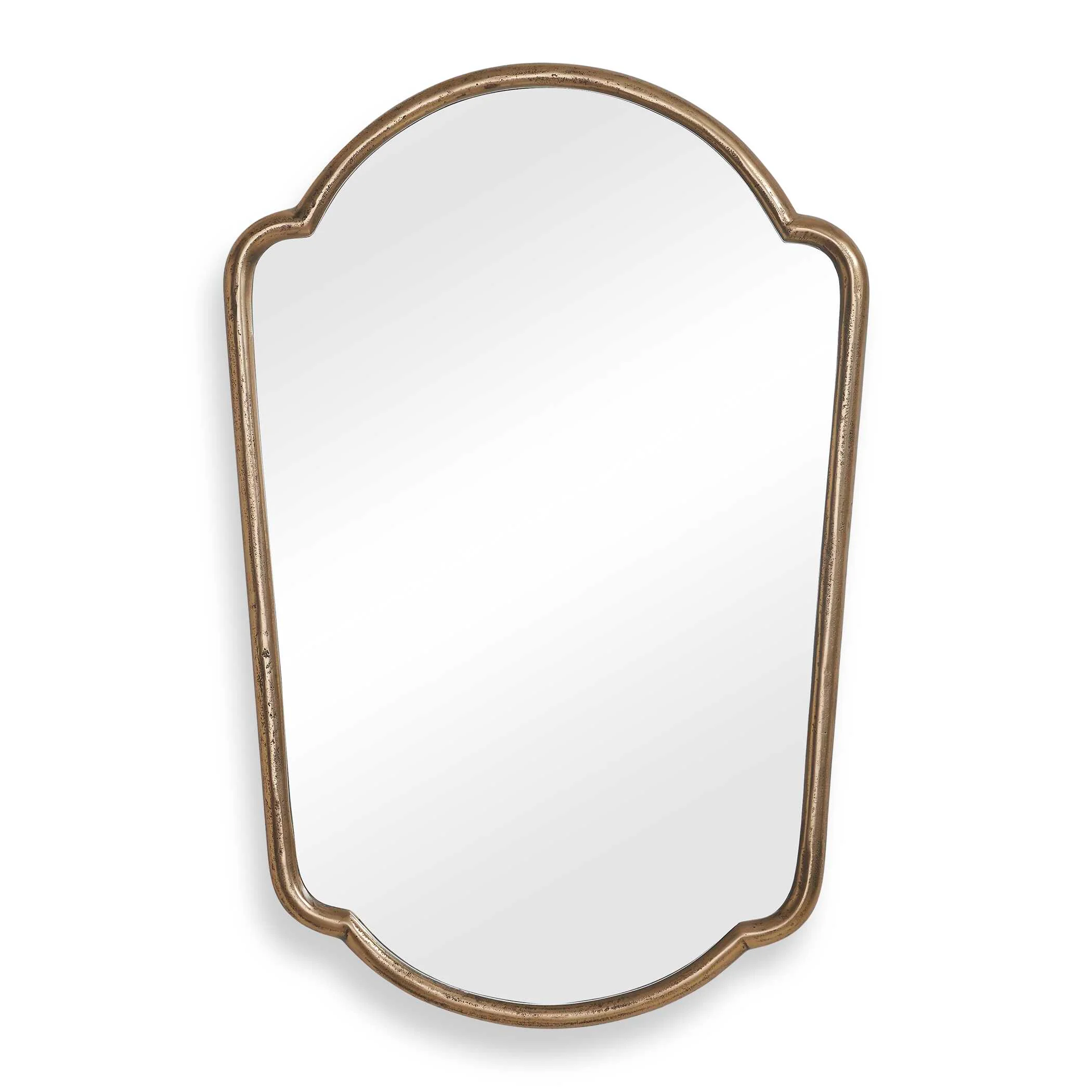 Uttermost Naomi Antique Brass Mirror