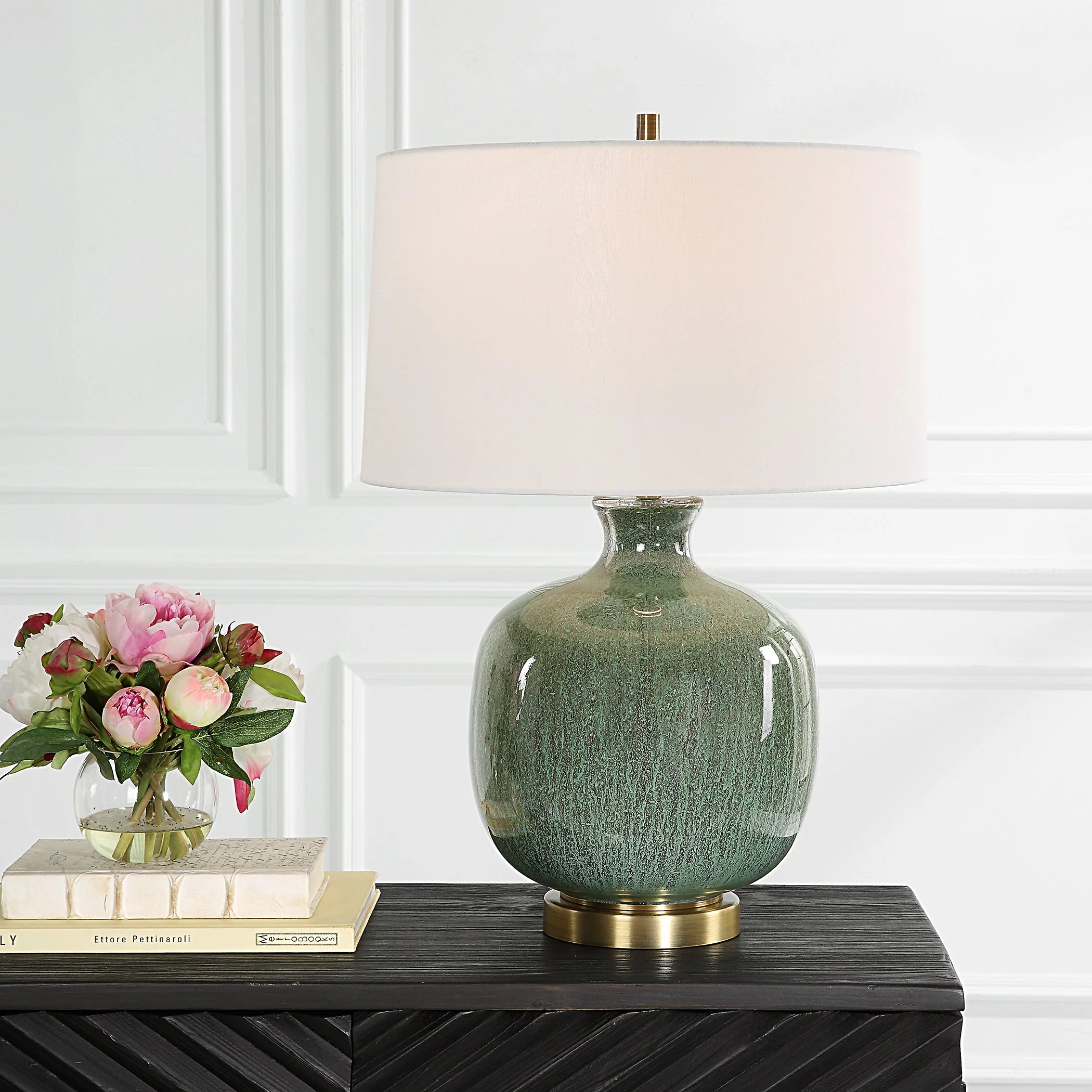 Uttermost Nataly Aged Green Table Lamp - Image 2