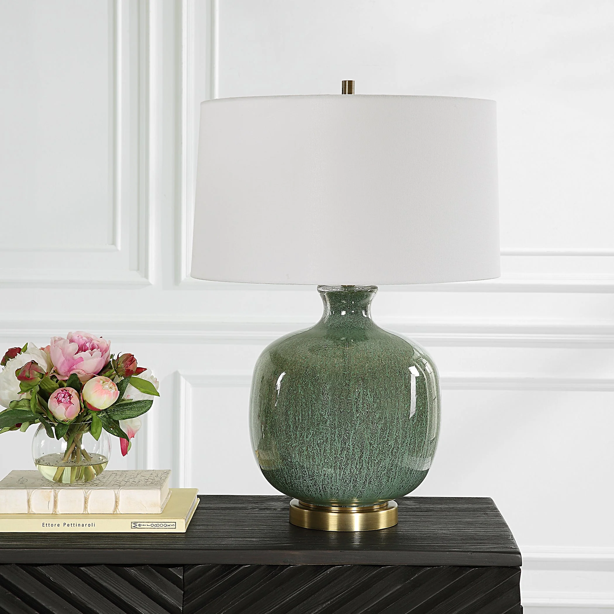 Uttermost Nataly Aged Green Table Lamp - Image 3